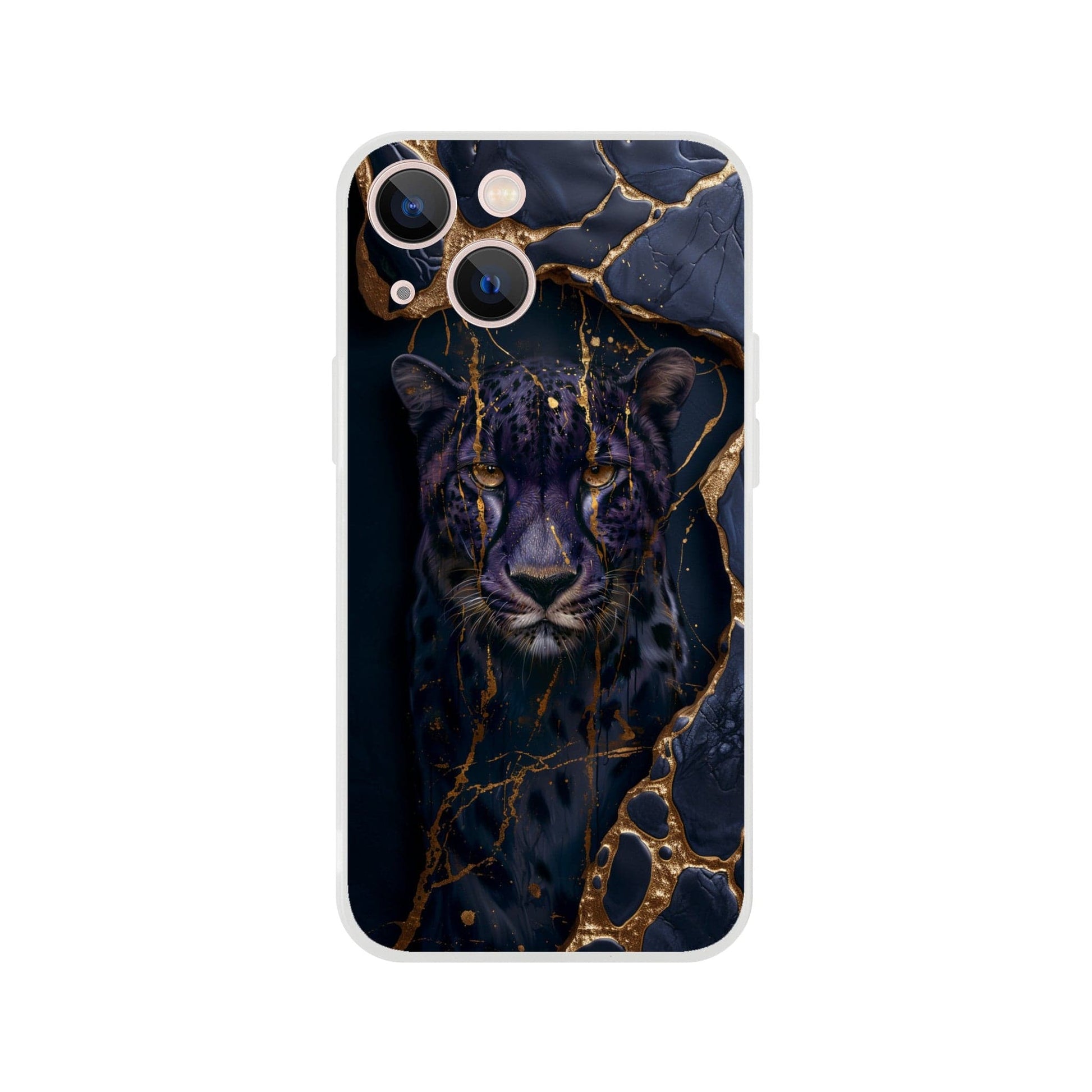 TrendyGuard Print Material Flexi case / Apple - iPhone 13 Mini Purple Cheetah iPhone & Samsung Cases