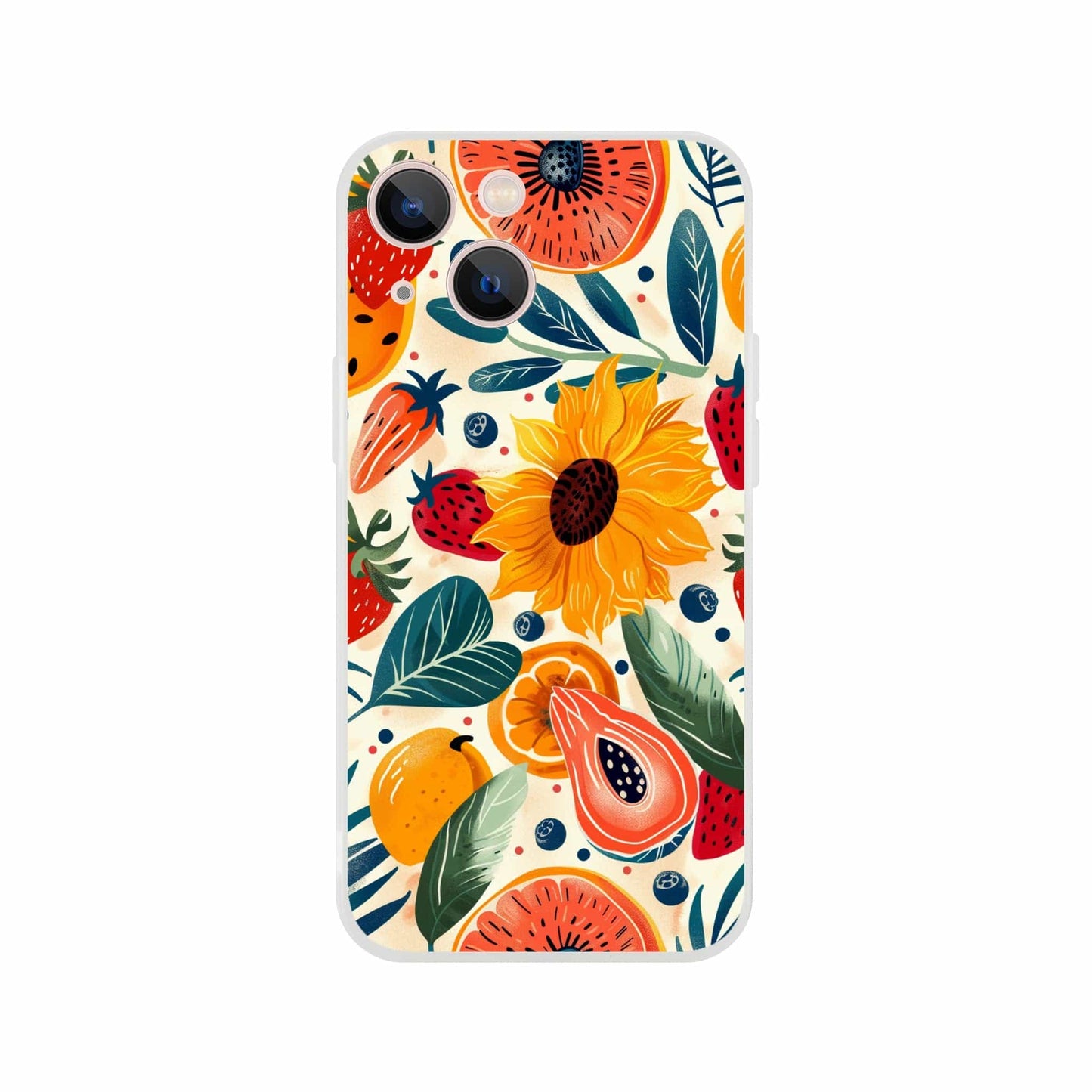 TrendyGuard Print Material Flexi case / Apple - iPhone 13 Mini Sunflower Fruit iPhone & Samsung Cases