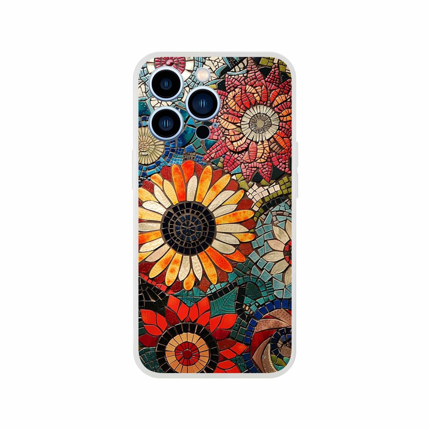TrendyGuard Print Material Flexi case / Apple - iPhone 13 Pro Floral Garden Tile iPhone & Samsung Cases