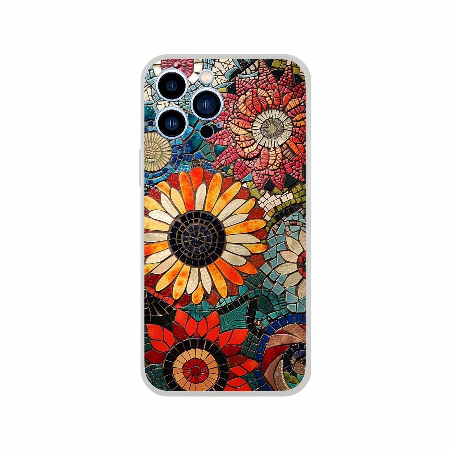 TrendyGuard Print Material Flexi case / Apple - iPhone 13 Pro Max Floral Garden Tile iPhone & Samsung Cases