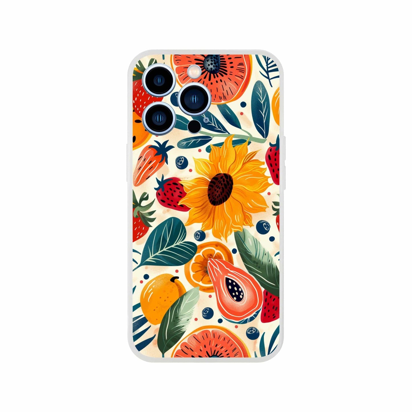 TrendyGuard Print Material Flexi case / Apple - iPhone 13 Pro Sunflower Fruit iPhone & Samsung Cases