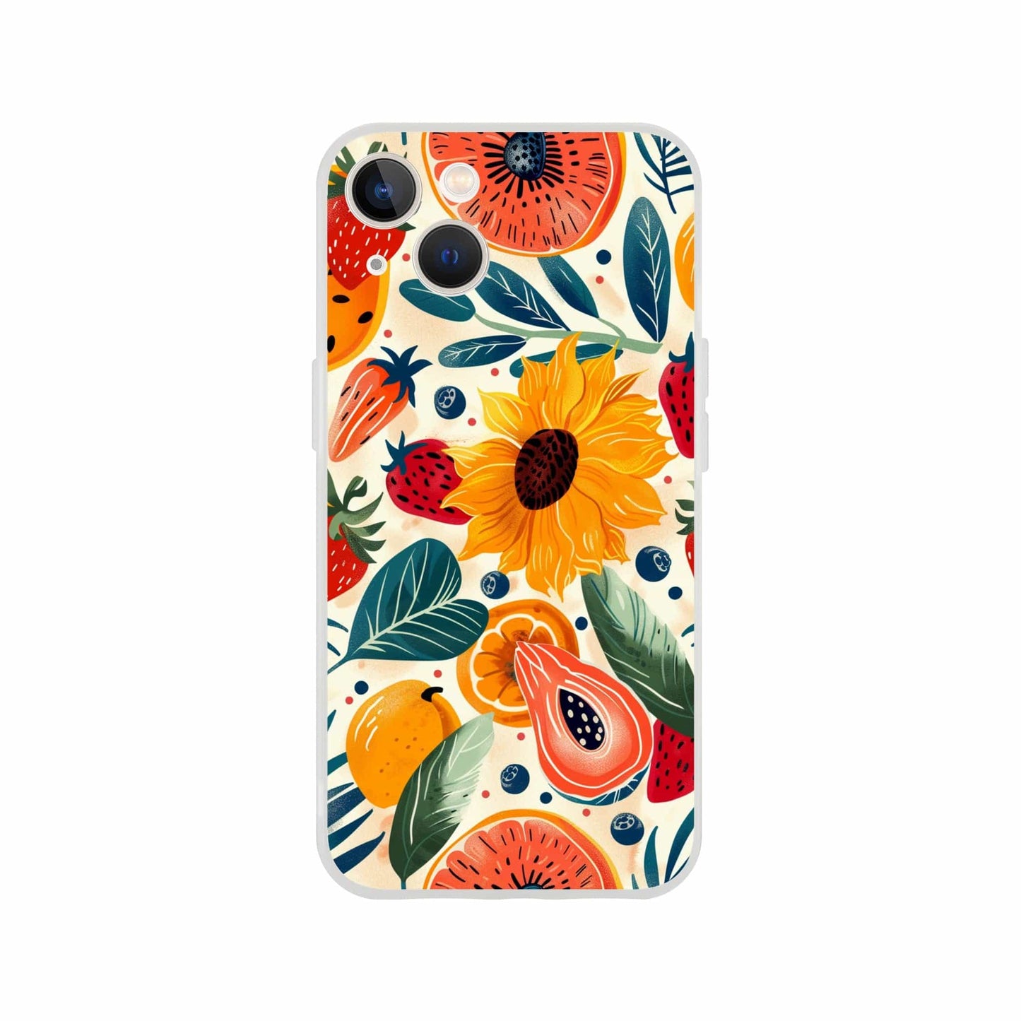 TrendyGuard Print Material Flexi case / Apple - iPhone 13 Sunflower Fruit iPhone & Samsung Cases