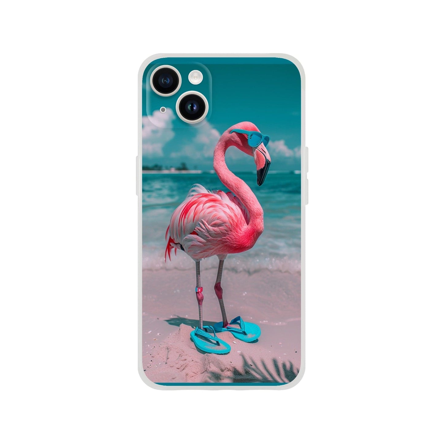 TrendyGuard Print Material Flexi case / Apple - iPhone 14 Plus Aruba Flamingo iPhone & Samsung Cases