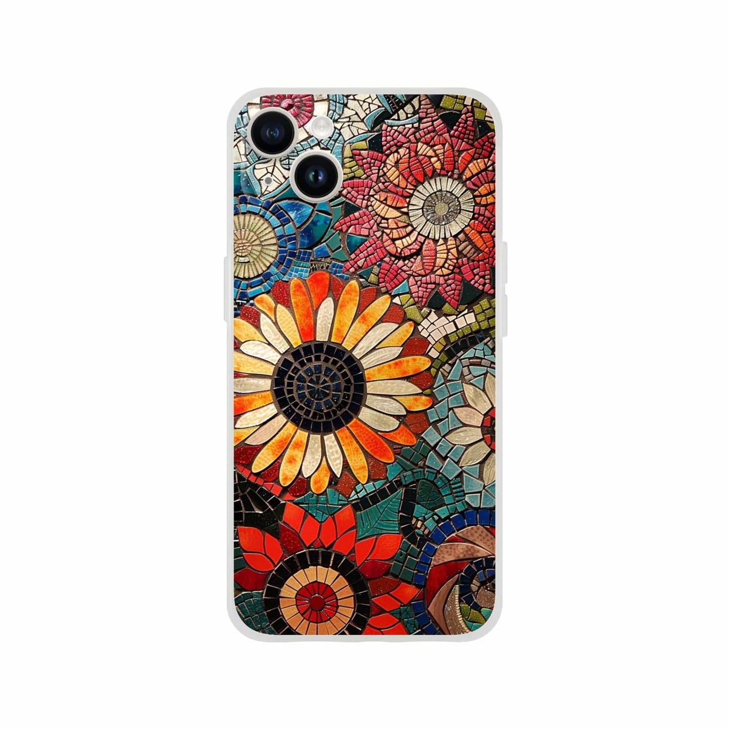 TrendyGuard Print Material Flexi case / Apple - iPhone 14 Plus Floral Garden Tile iPhone & Samsung Cases