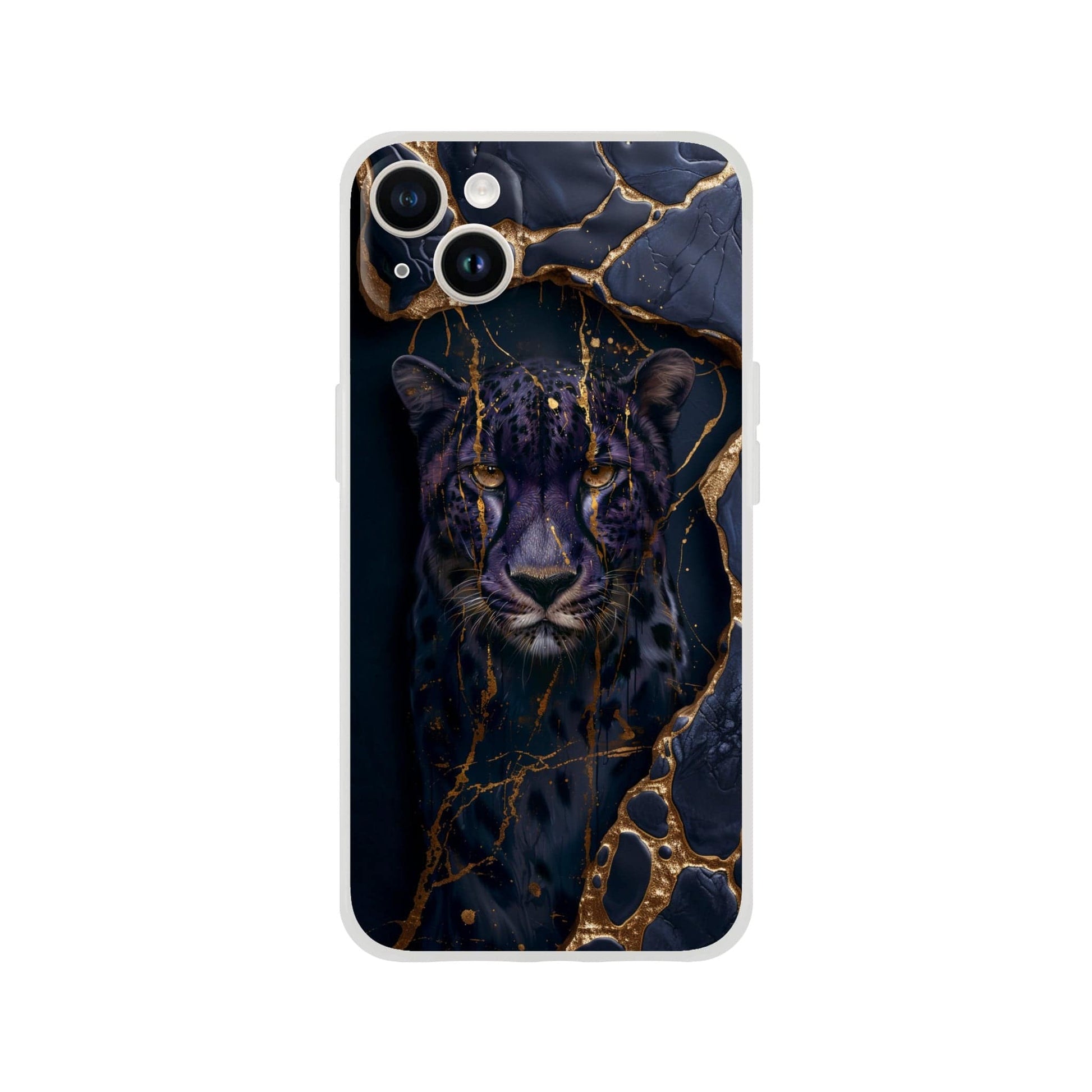 TrendyGuard Print Material Flexi case / Apple - iPhone 14 Plus Purple Cheetah iPhone & Samsung Cases