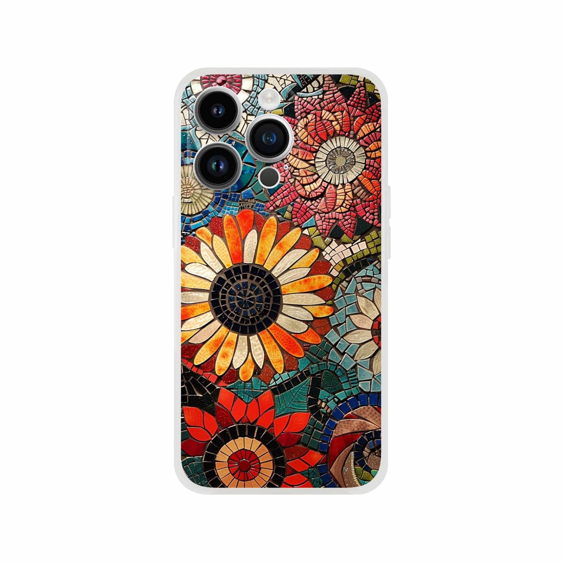 TrendyGuard Print Material Flexi case / Apple - iPhone 14 Pro Floral Garden Tile iPhone & Samsung Cases