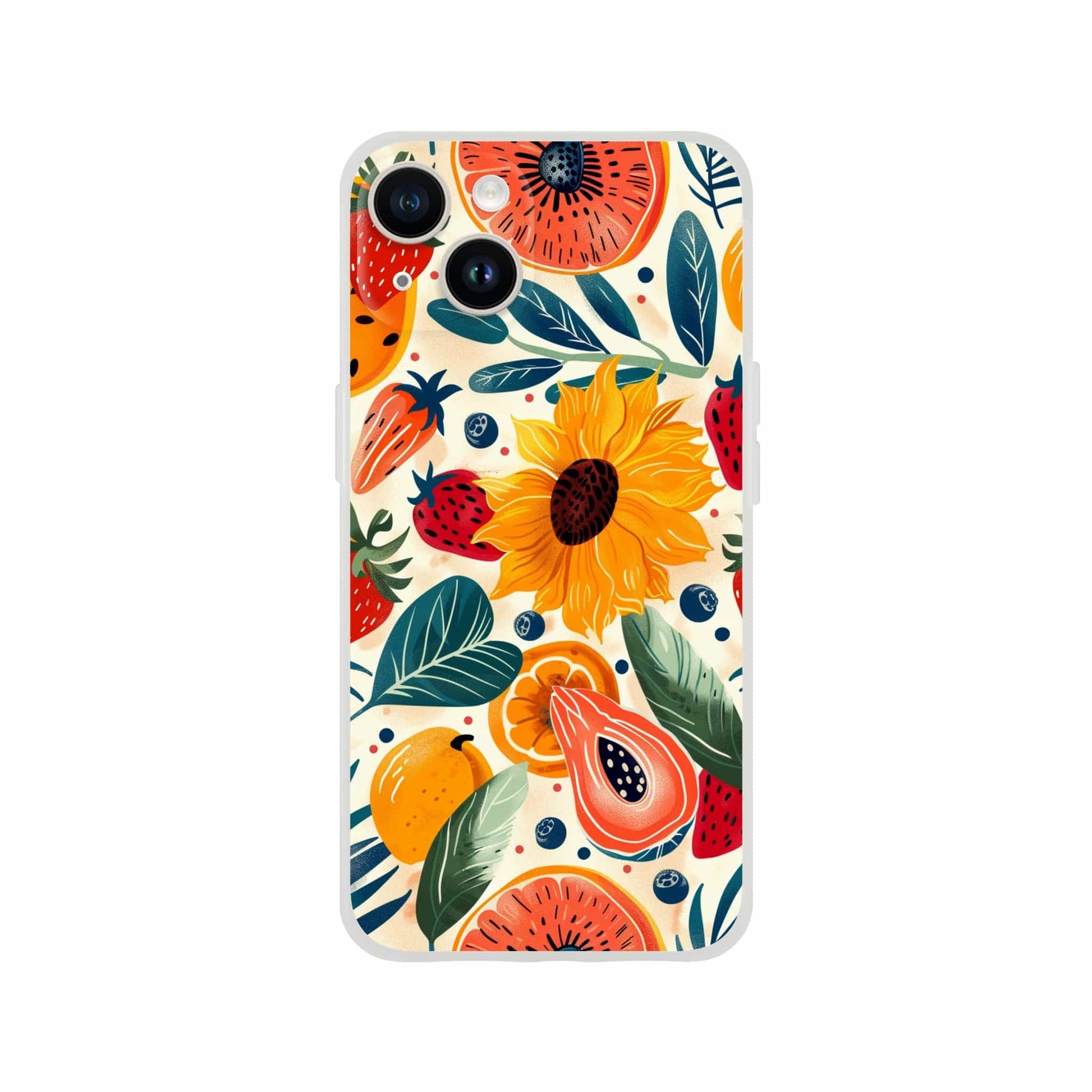 TrendyGuard Print Material Flexi case / Apple - iPhone 14 Sunflower Fruit iPhone & Samsung Cases