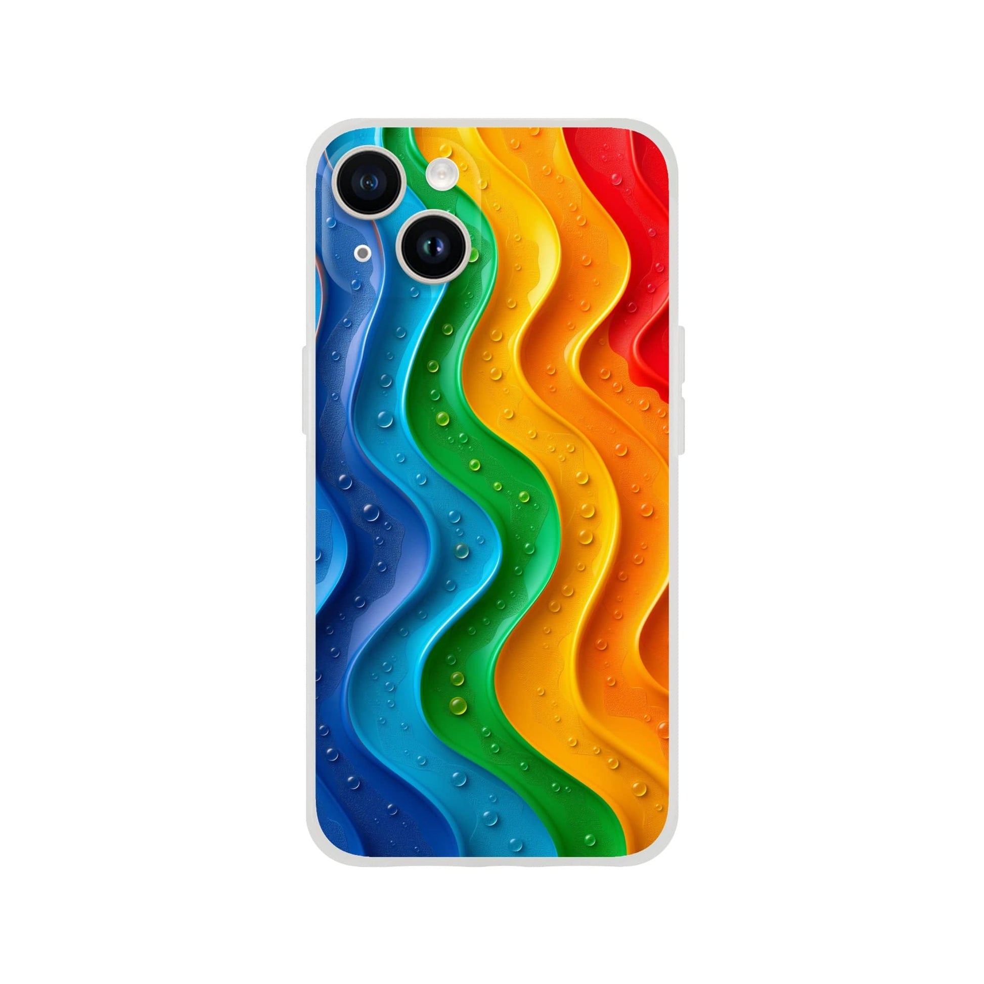 TrendyGuard Print Material Flexi case / Apple - iPhone 14 Wet Rainbow iPhone & Samsung Cases