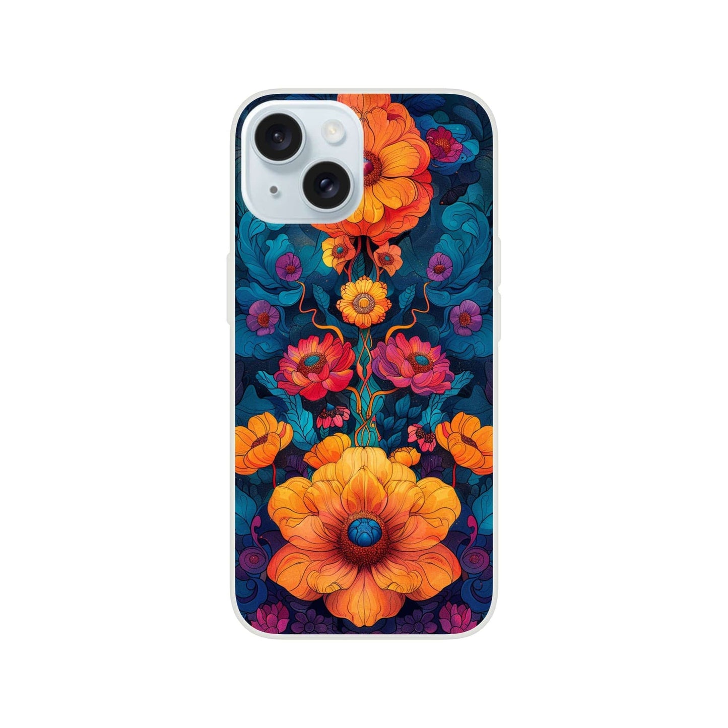 TrendyGuard Print Material Flexi case / Apple - iPhone 15 Flower Power iPhone & Samsung Cases