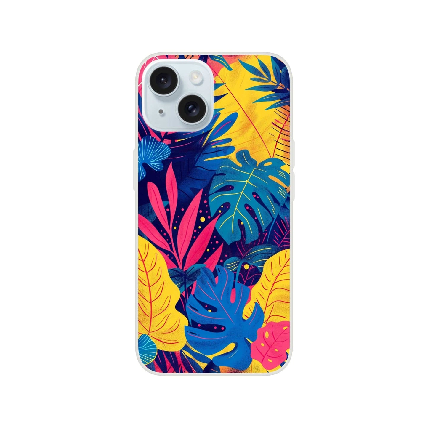 TrendyGuard Print Material Flexi case / Apple - iPhone 15 Neon Tropics iPhone & Samsung Cases