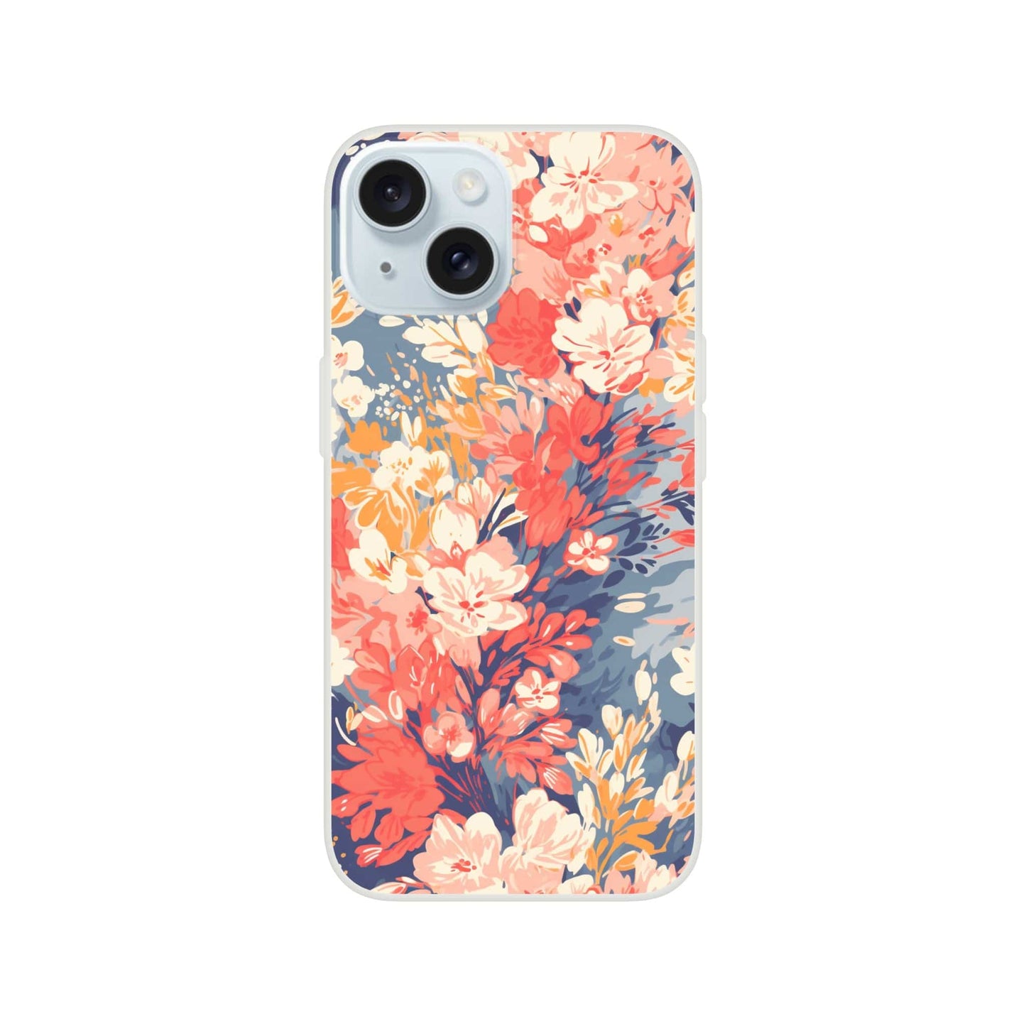 TrendyGuard Print Material Flexi case / Apple - iPhone 15 Pastel Flora iPhone & Samsung Cases