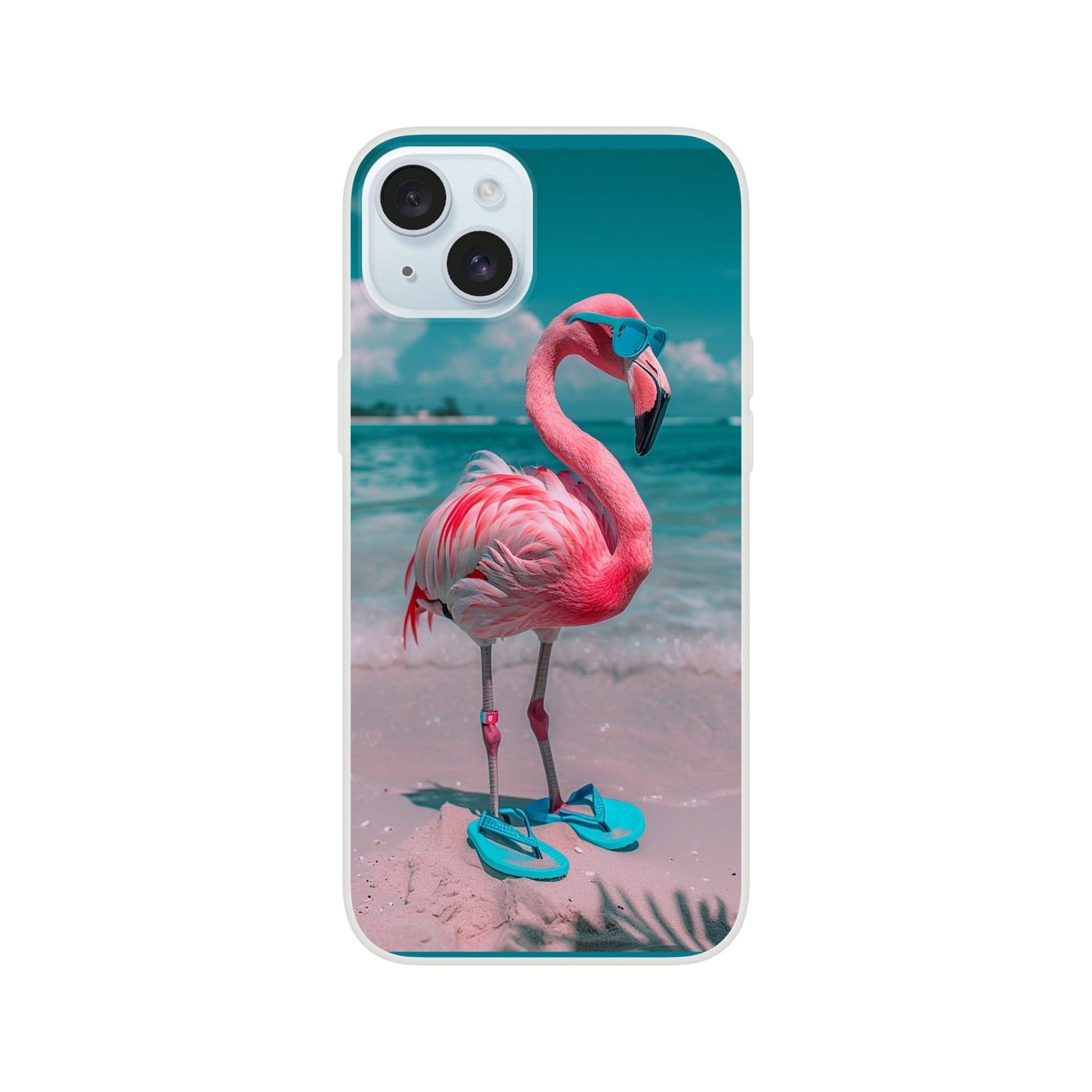TrendyGuard Print Material Flexi case / Apple - iPhone 15 Plus Aruba Flamingo iPhone & Samsung Cases