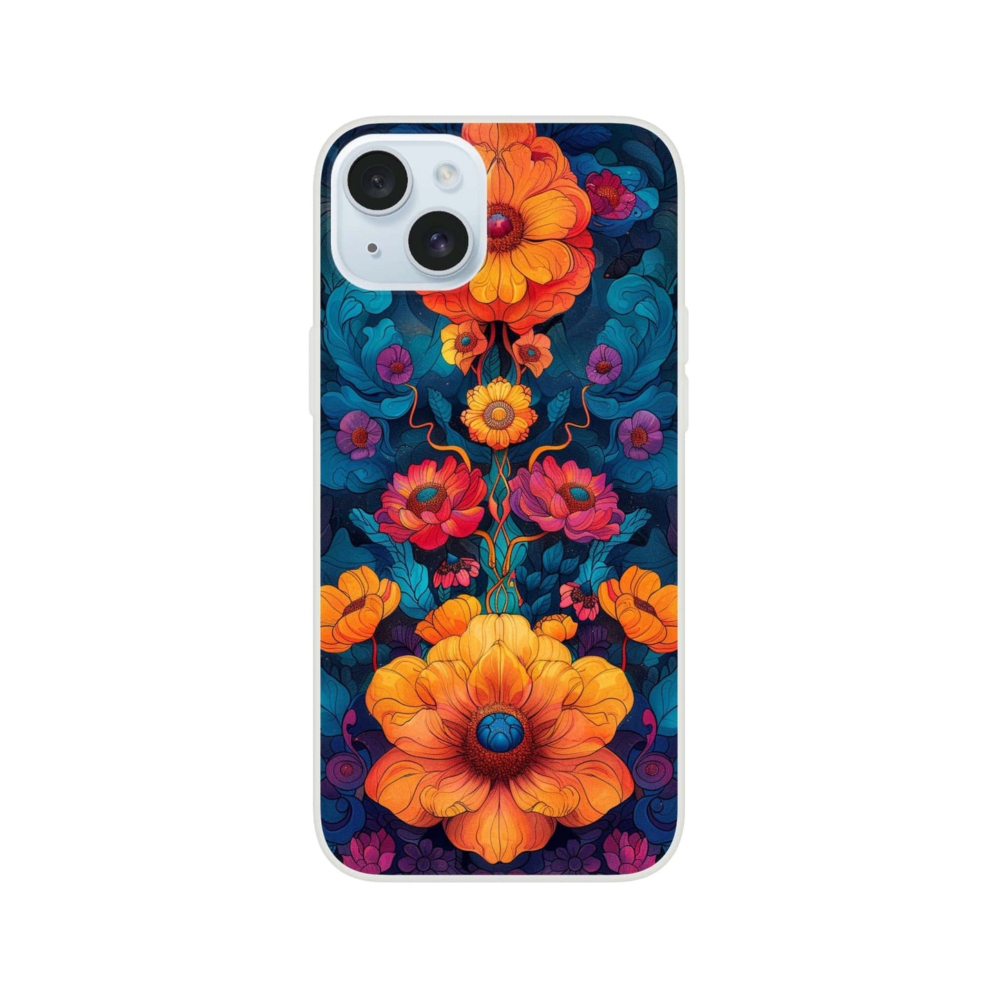 TrendyGuard Print Material Flexi case / Apple - iPhone 15 Plus Flower Power iPhone & Samsung Cases