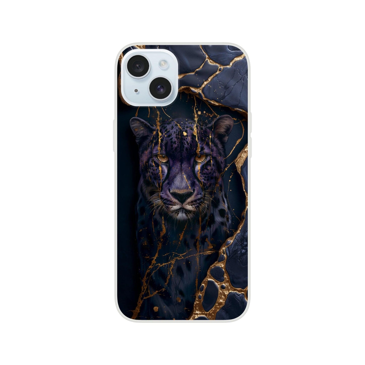 TrendyGuard Print Material Flexi case / Apple - iPhone 15 Plus Purple Cheetah iPhone & Samsung Cases