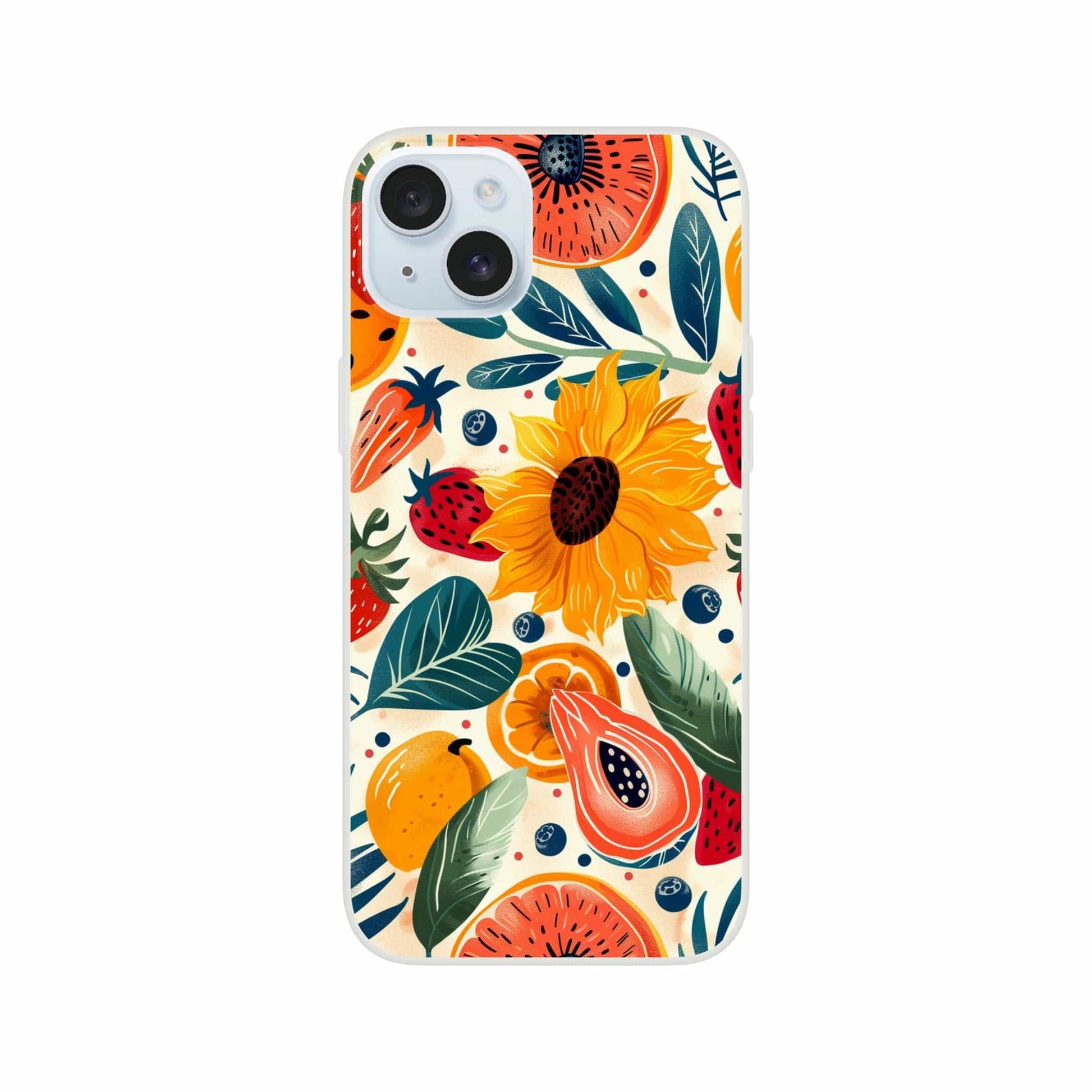 TrendyGuard Print Material Flexi case / Apple - iPhone 15 Plus Sunflower Fruit iPhone & Samsung Cases