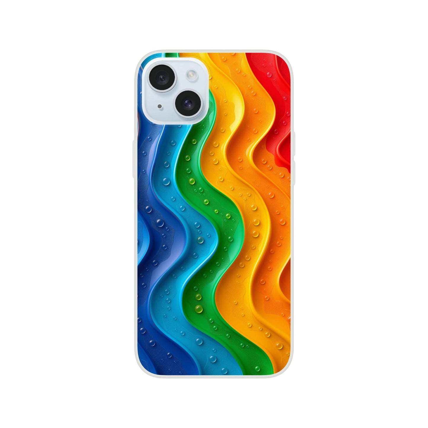 TrendyGuard Print Material Flexi case / Apple - iPhone 15 Plus Wet Rainbow iPhone & Samsung Cases