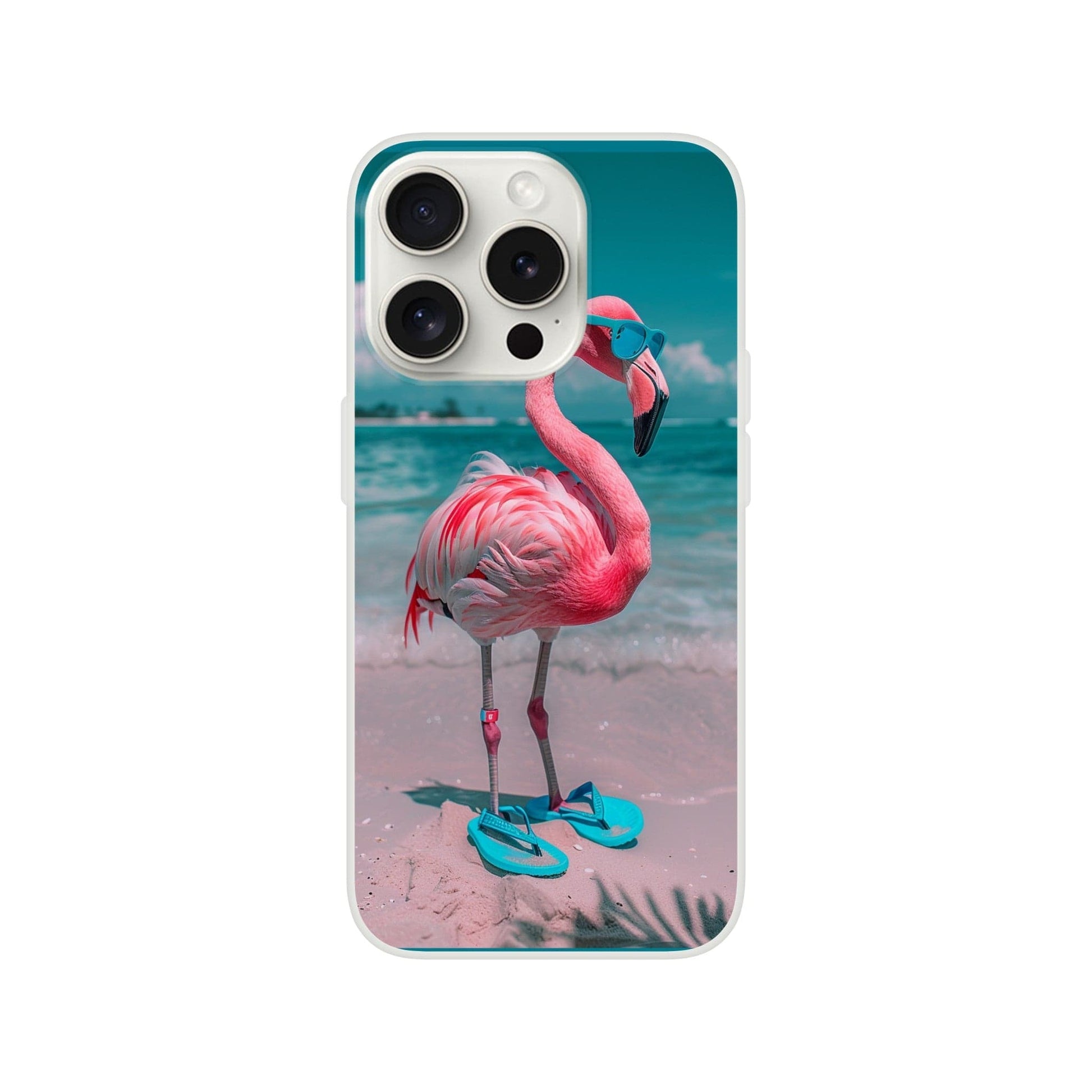 TrendyGuard Print Material Flexi case / Apple - iPhone 15 Pro Aruba Flamingo iPhone & Samsung Cases
