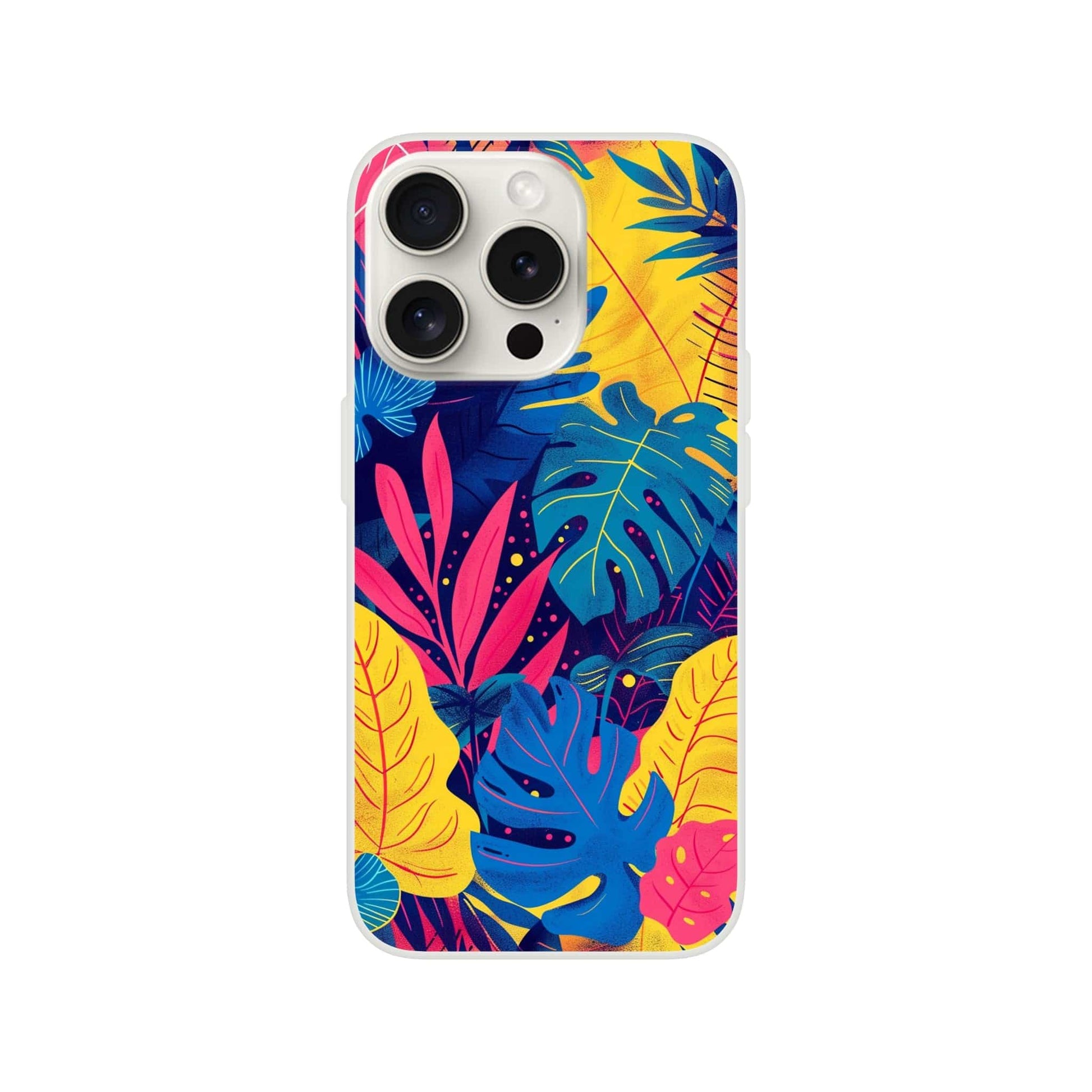 TrendyGuard Print Material Flexi case / Apple - iPhone 15 Pro Neon Tropics iPhone & Samsung Cases