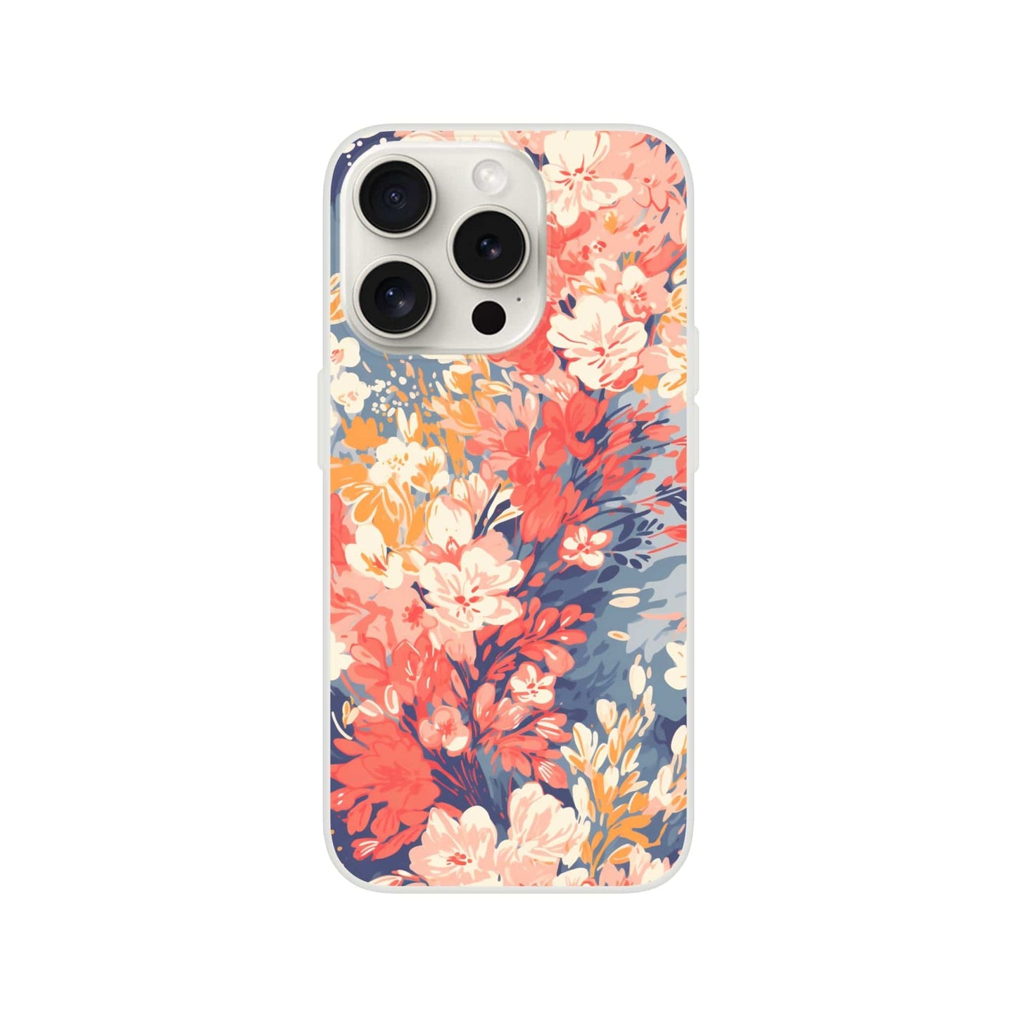 TrendyGuard Print Material Flexi case / Apple - iPhone 15 Pro Pastel Flora iPhone & Samsung Cases