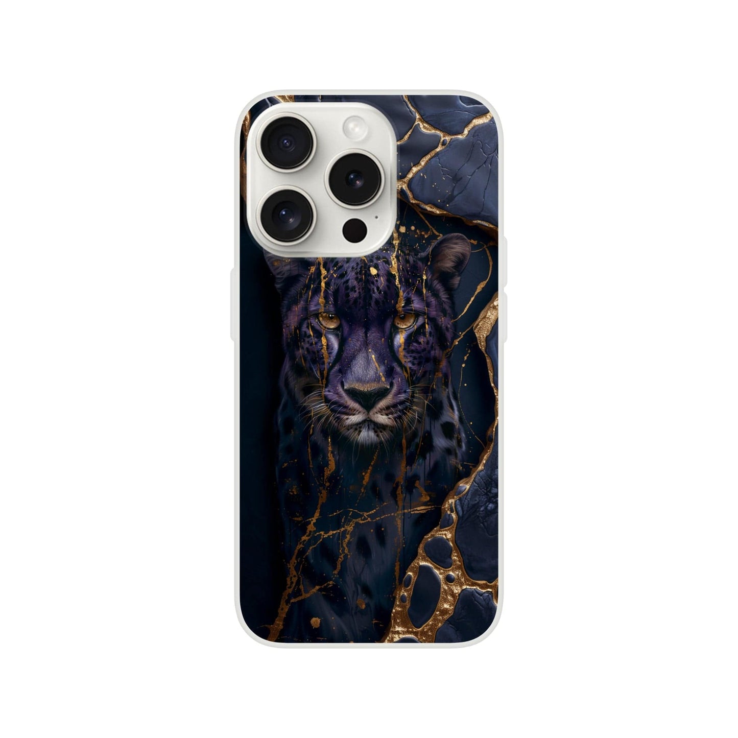 TrendyGuard Print Material Flexi case / Apple - iPhone 15 Pro Purple Cheetah iPhone & Samsung Cases