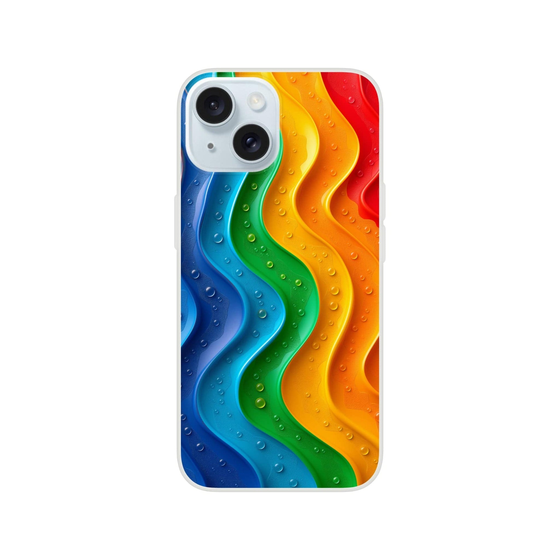 TrendyGuard Print Material Flexi case / Apple - iPhone 15 Wet Rainbow iPhone & Samsung Cases