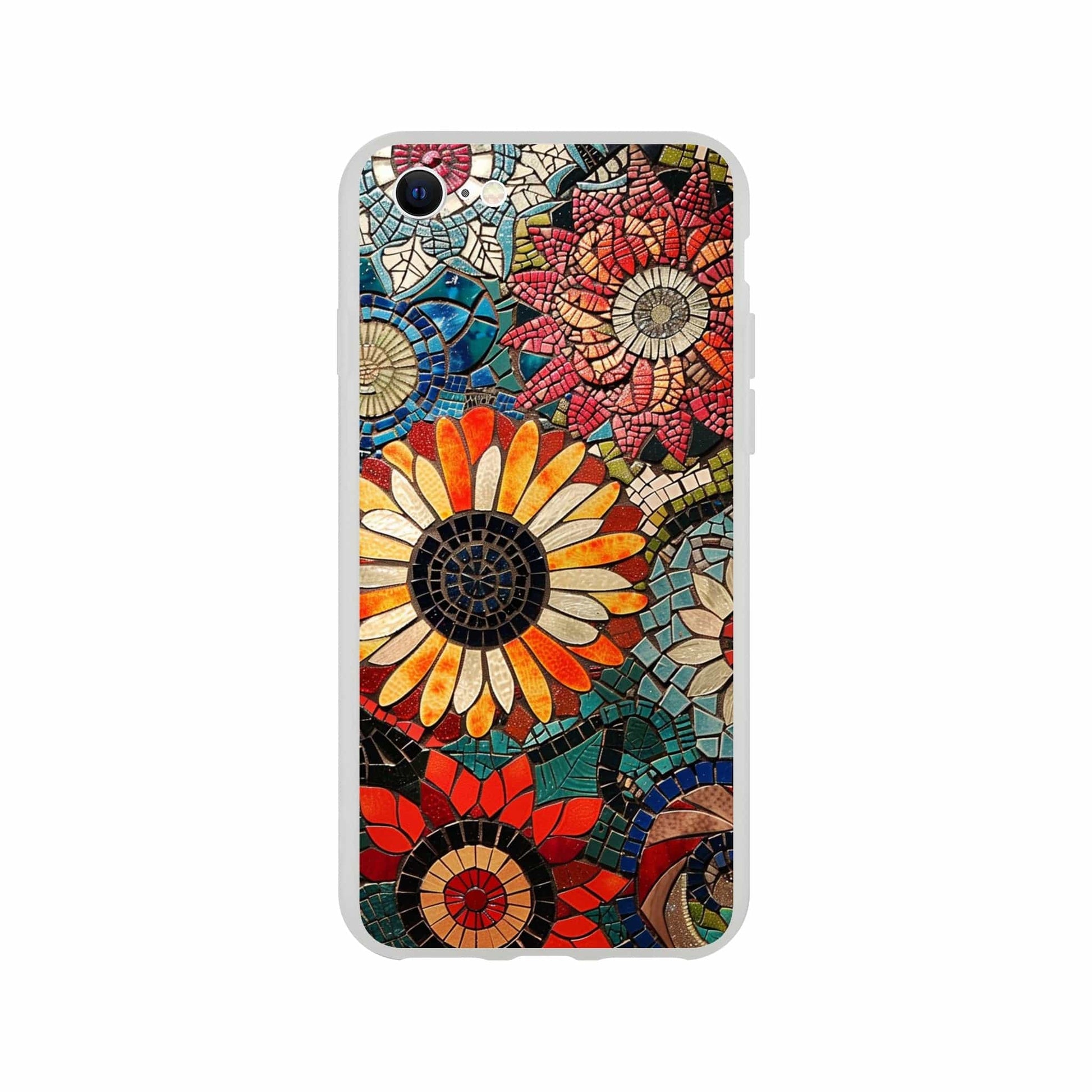 TrendyGuard Print Material Flexi case / Apple - iPhone 7 Floral Garden Tile iPhone & Samsung Cases
