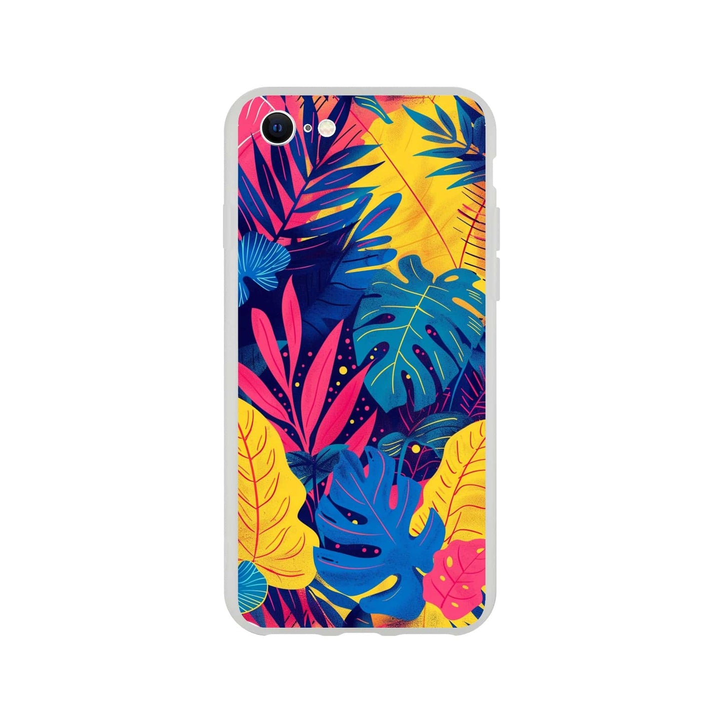 TrendyGuard Print Material Flexi case / Apple - iPhone 7 Neon Tropics iPhone & Samsung Cases