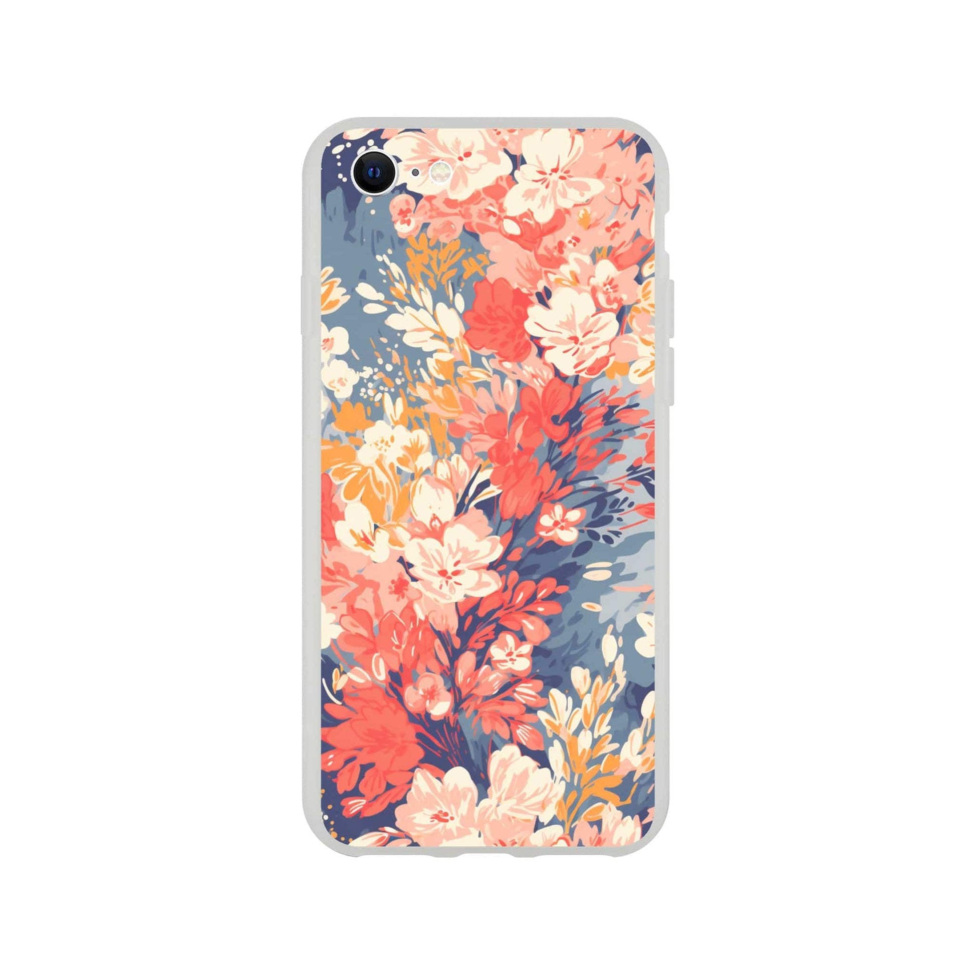TrendyGuard Print Material Flexi case / Apple - iPhone 7 Pastel Flora iPhone & Samsung Cases