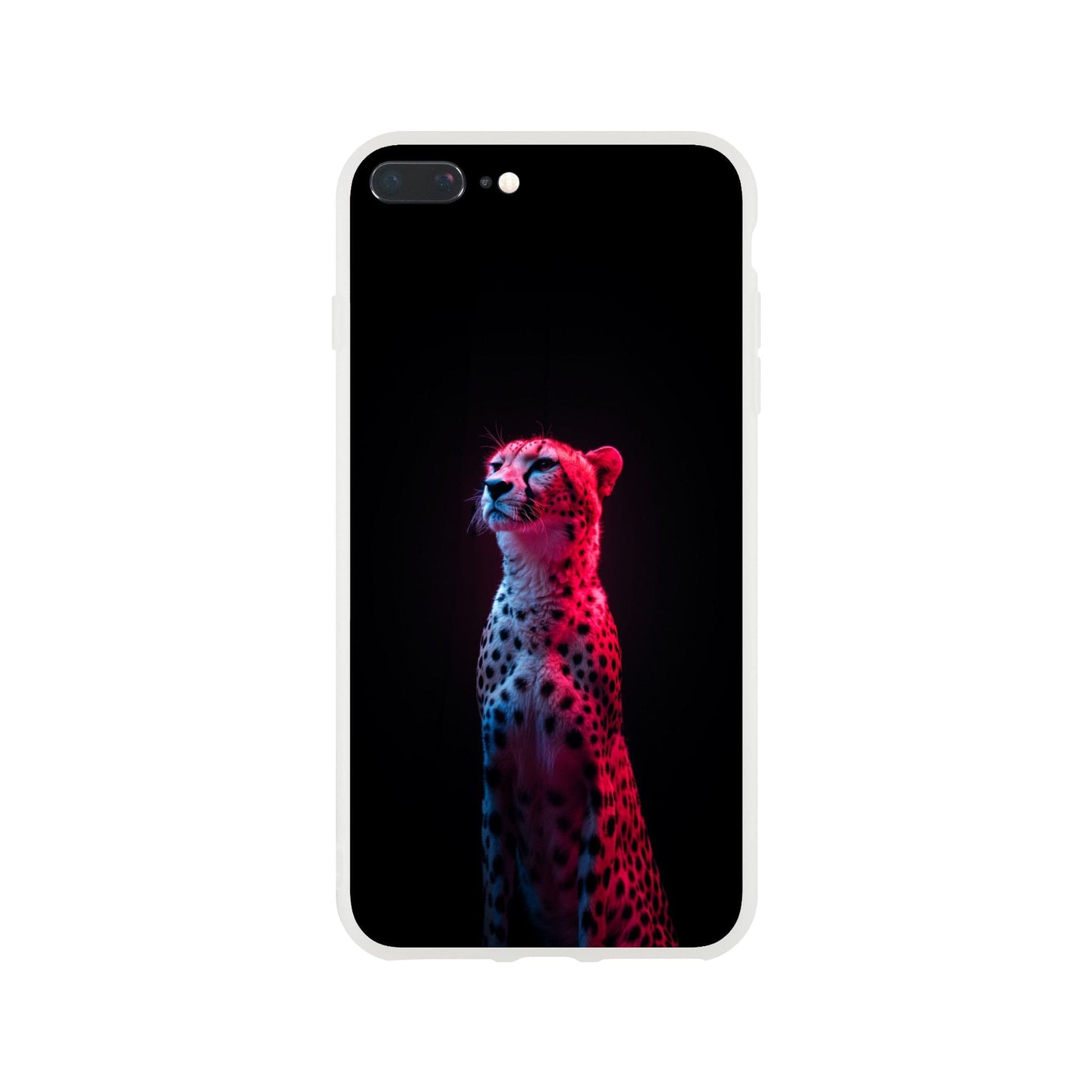 TrendyGuard Print Material Flexi case / Apple - iPhone 7 Plus Neon Cheetah iPhone & Samsung Cases