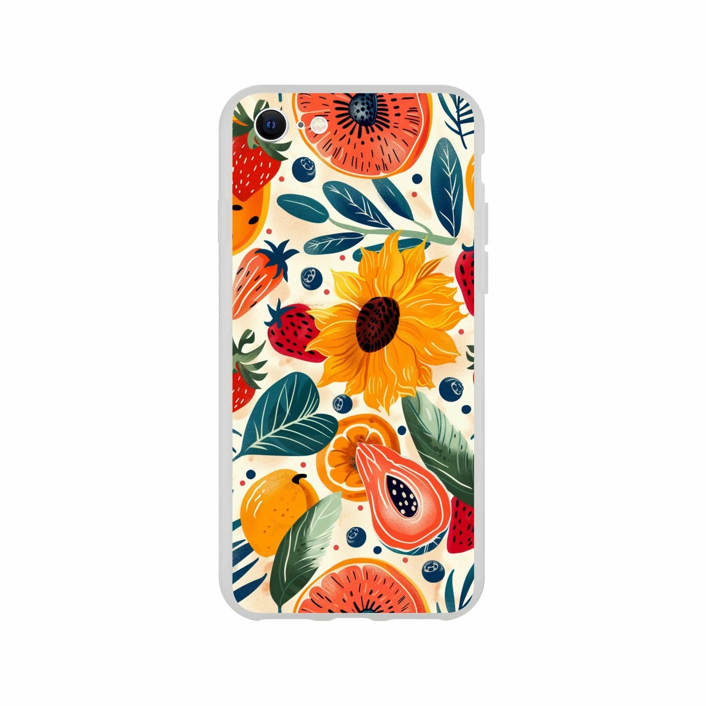 TrendyGuard Print Material Flexi case / Apple - iPhone 7 Sunflower Fruit iPhone & Samsung Cases