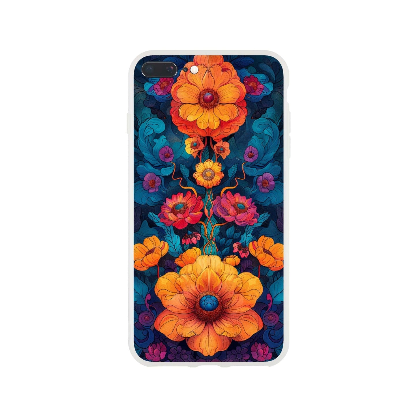 TrendyGuard Print Material Flexi case / Apple - iPhone 8 Plus Flower Power iPhone & Samsung Cases