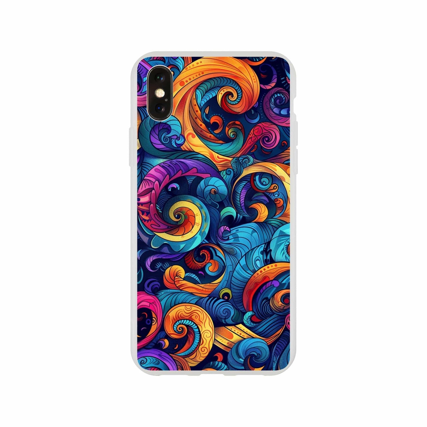 TrendyGuard Print Material Flexi case / Apple - iPhone X Color Swirl iPhone & Samsung Cases