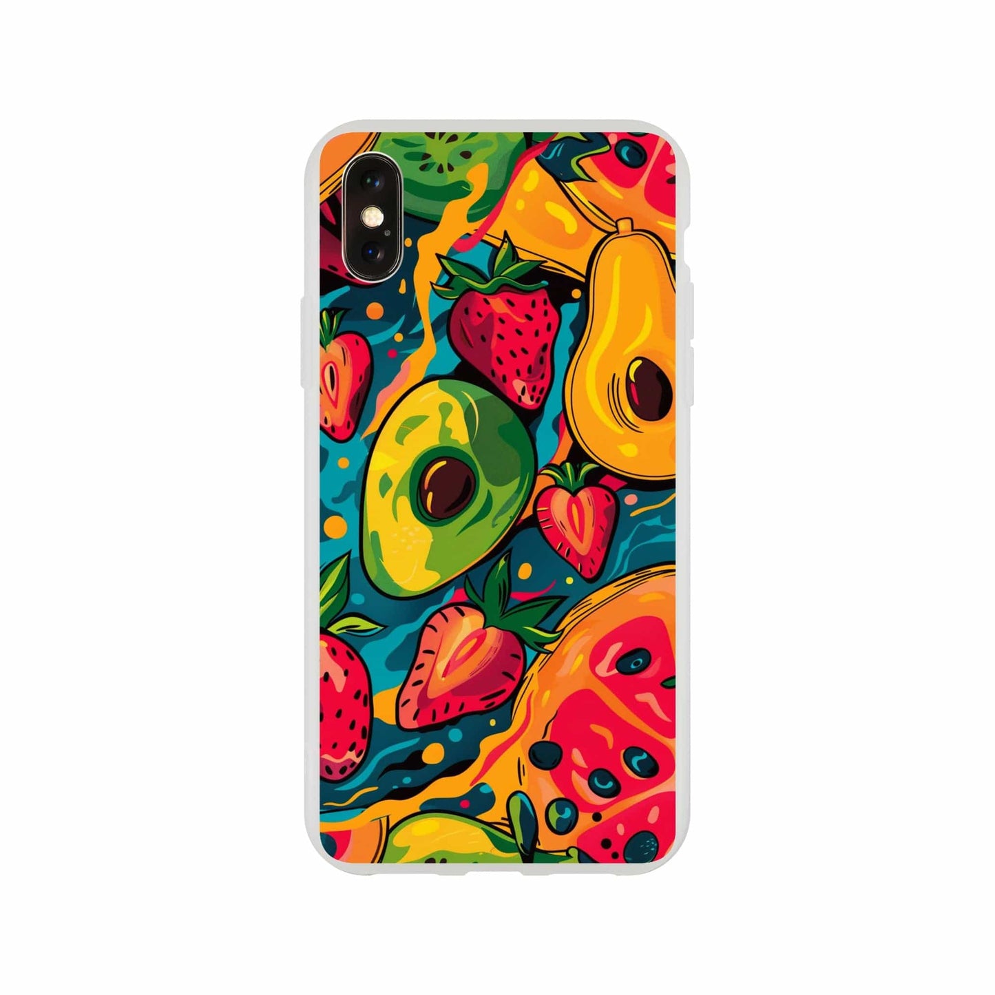 TrendyGuard Print Material Flexi case / Apple - iPhone X Fruit Monster iPhone & Samsung Cases