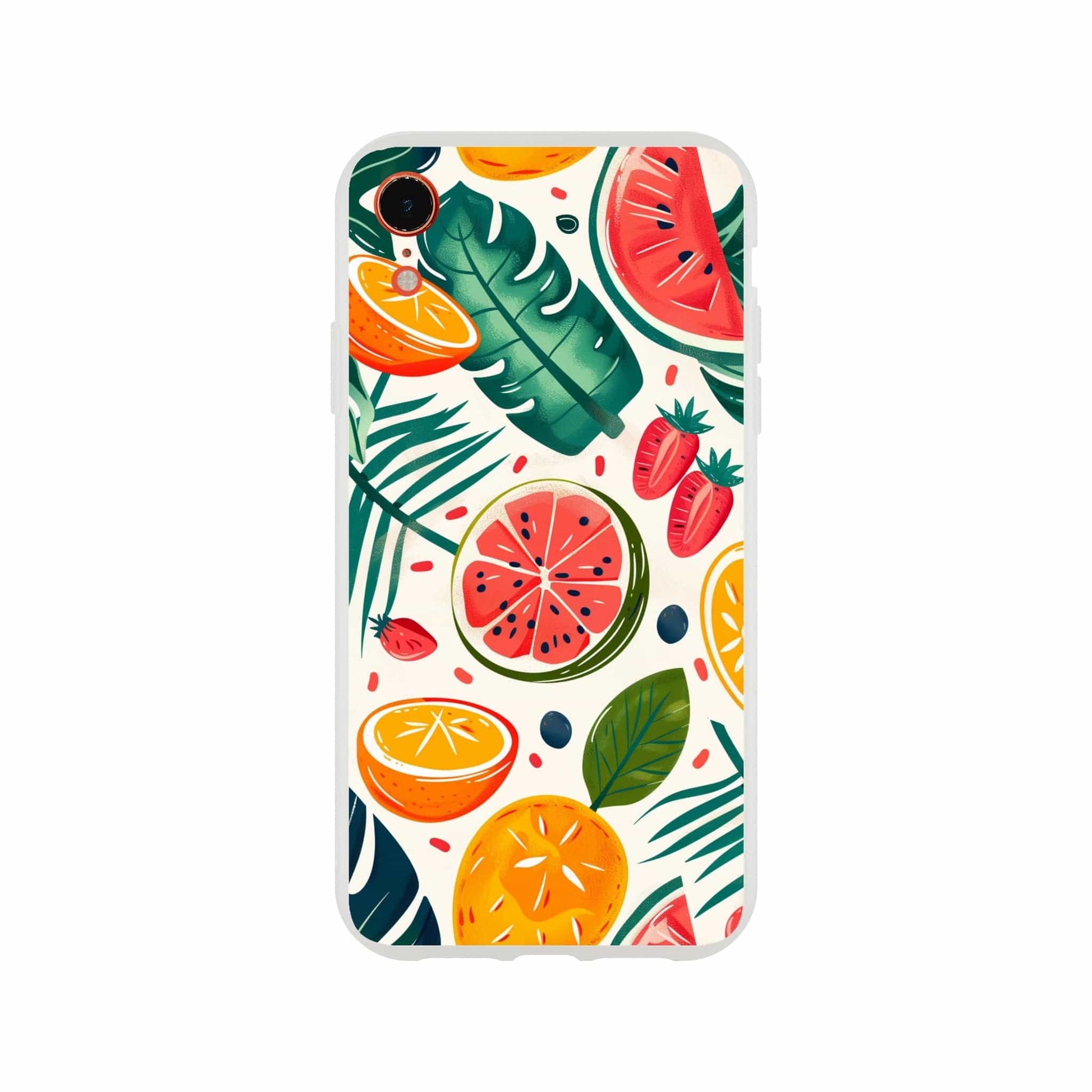 TrendyGuard Print Material Flexi case / Apple - iPhone XR Fruit & Tropics iPhone & Samsung Cases