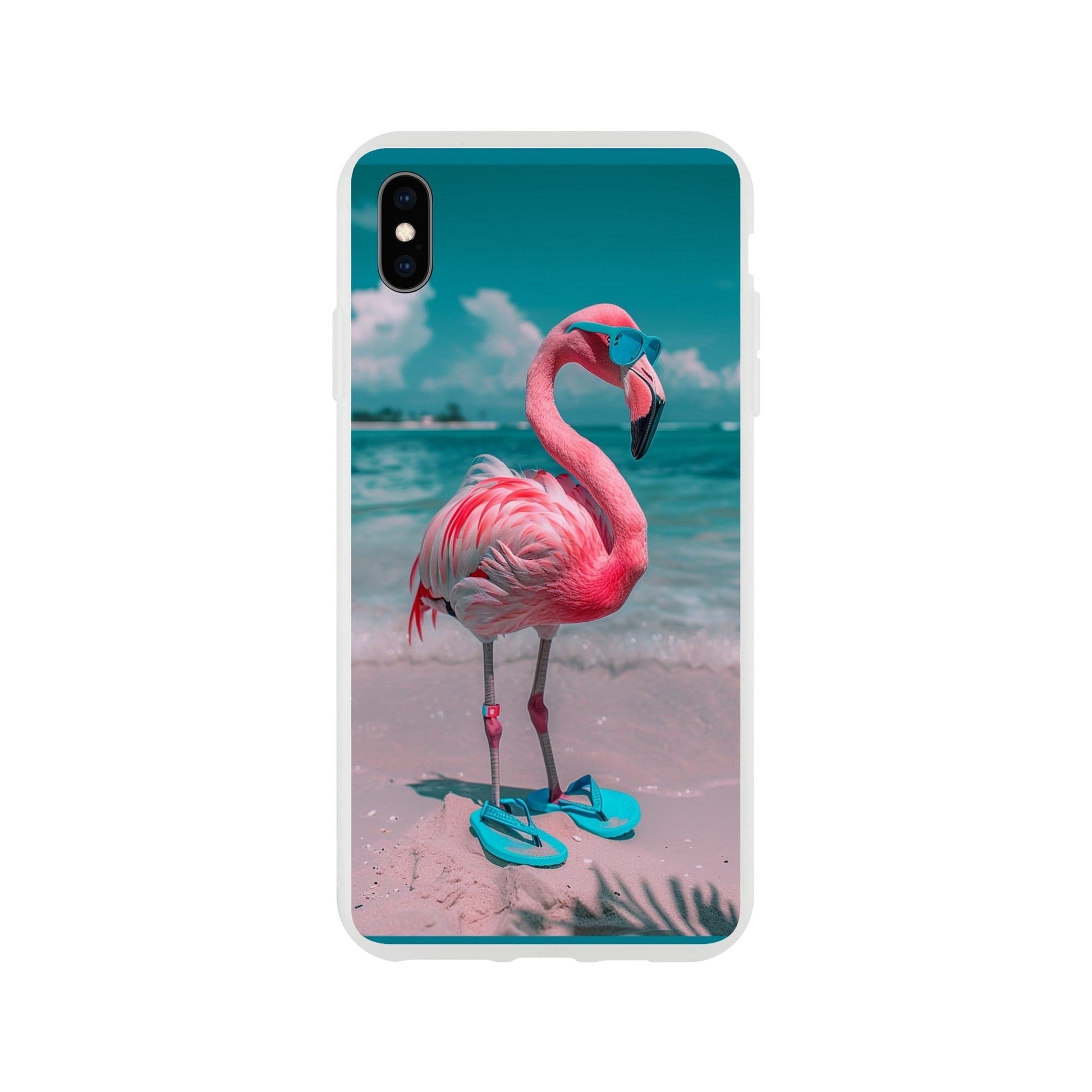 TrendyGuard Print Material Flexi case / Apple - iPhone XS Max Aruba Flamingo iPhone & Samsung Cases