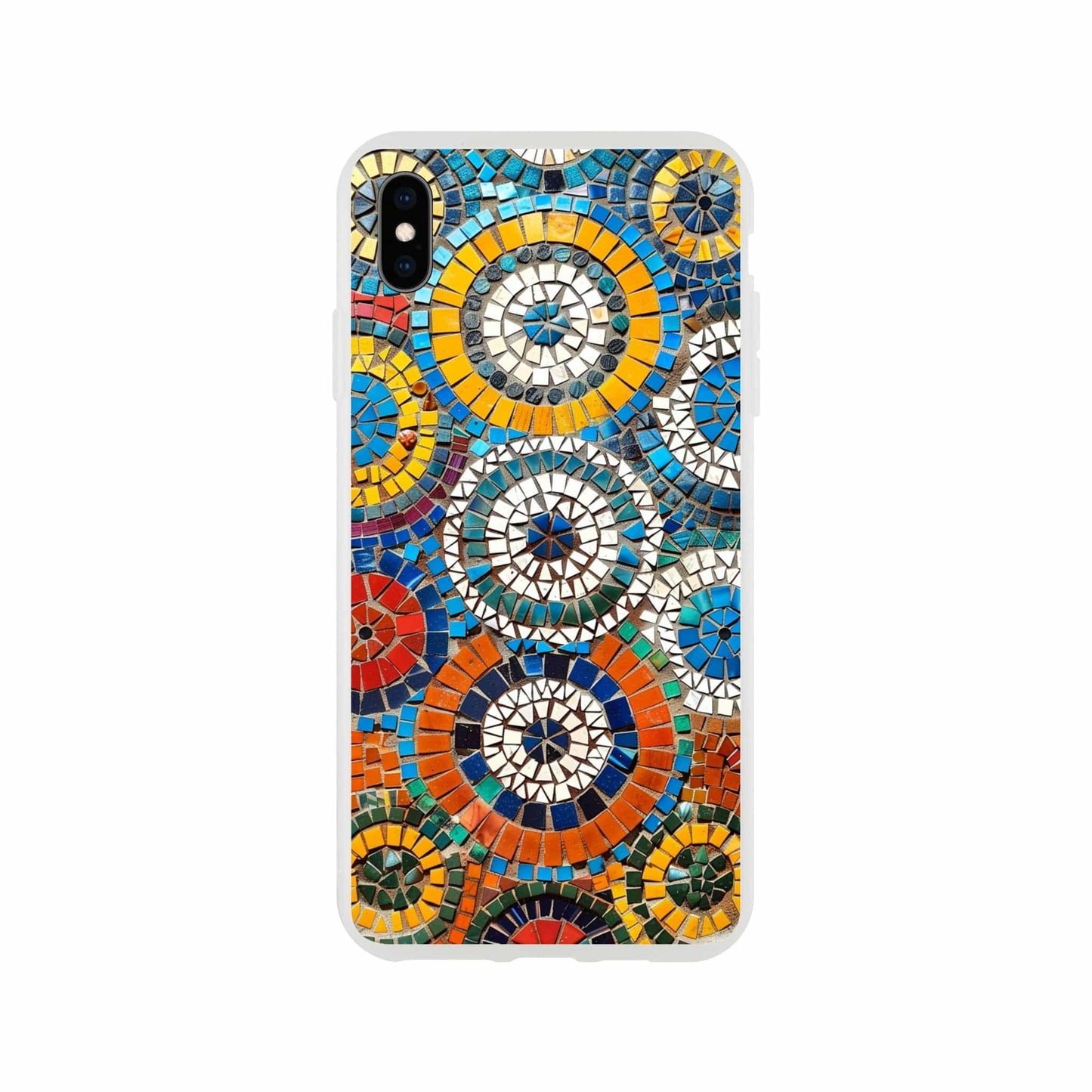 TrendyGuard Print Material Flexi case / Apple - iPhone XS Max Color Tiles iPhone & Samsung Cases