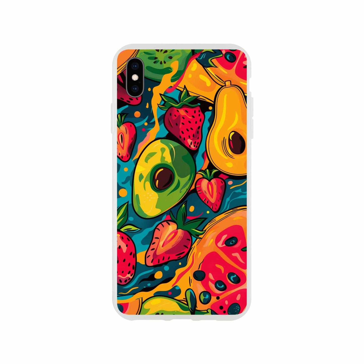 TrendyGuard Print Material Flexi case / Apple - iPhone XS Max Fruit Monster iPhone & Samsung Cases