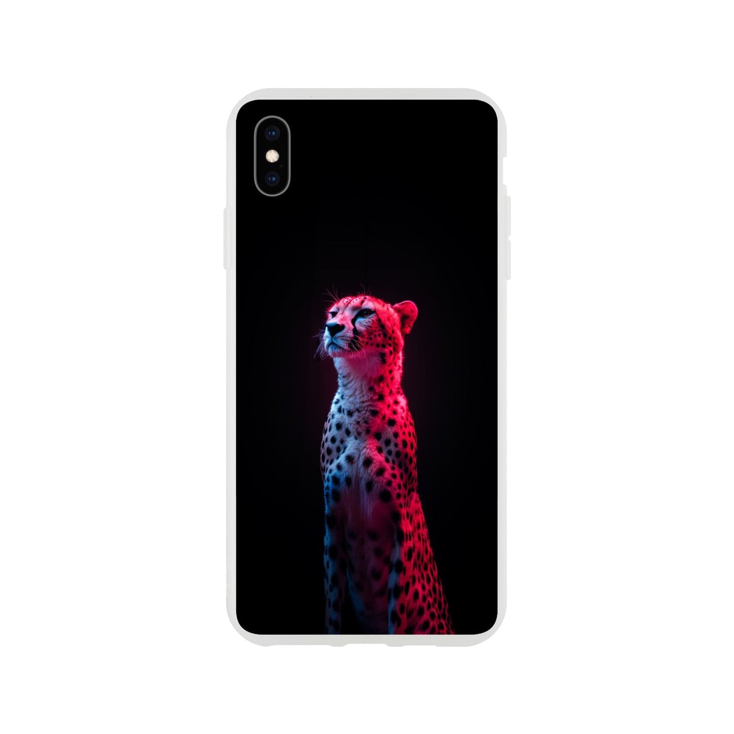 TrendyGuard Print Material Flexi case / Apple - iPhone XS Max Neon Cheetah iPhone & Samsung Cases