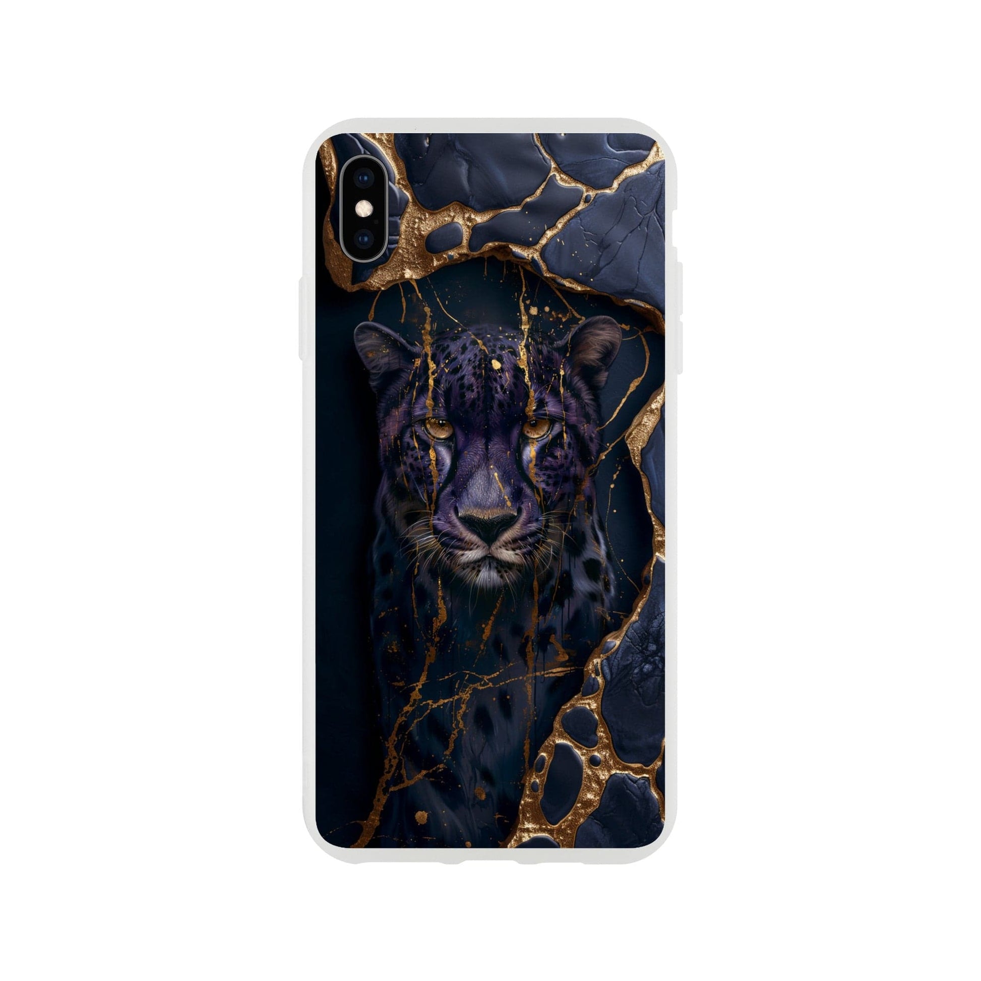 TrendyGuard Print Material Flexi case / Apple - iPhone XS Max Purple Cheetah iPhone & Samsung Cases