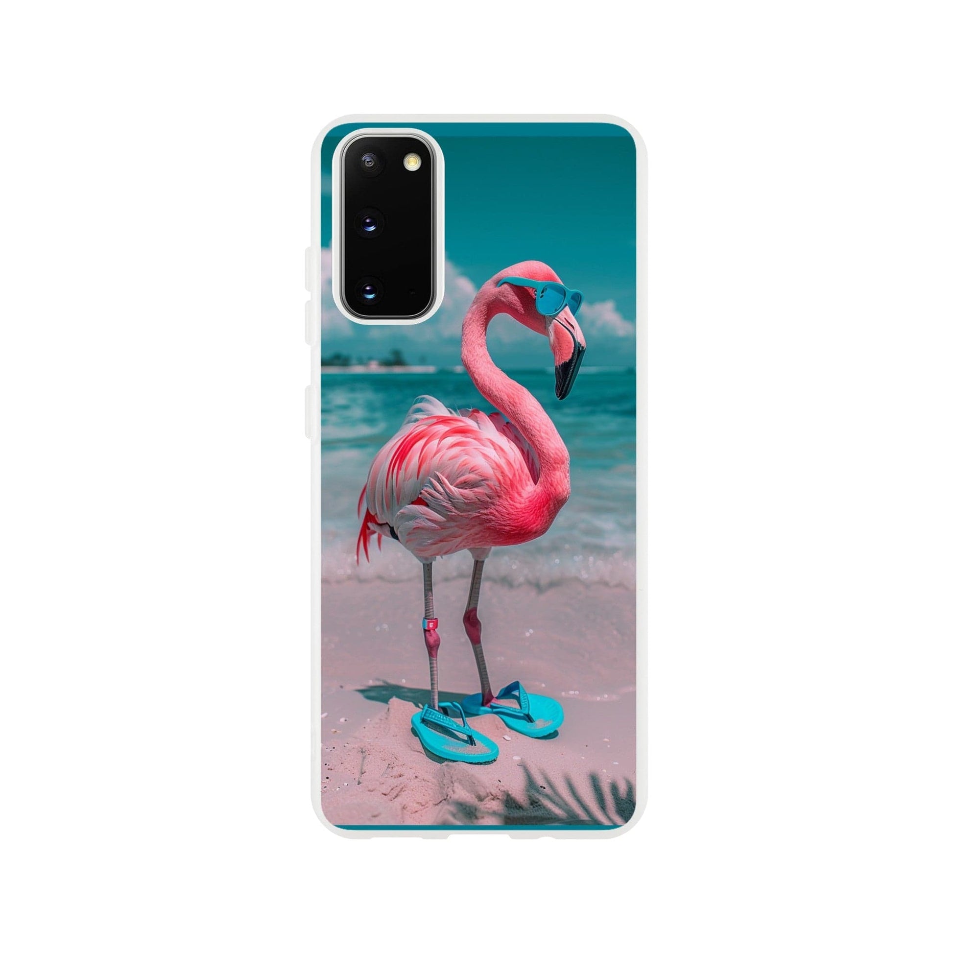 TrendyGuard Print Material Flexi case / Samsung - Galaxy S20 Aruba Flamingo iPhone & Samsung Cases