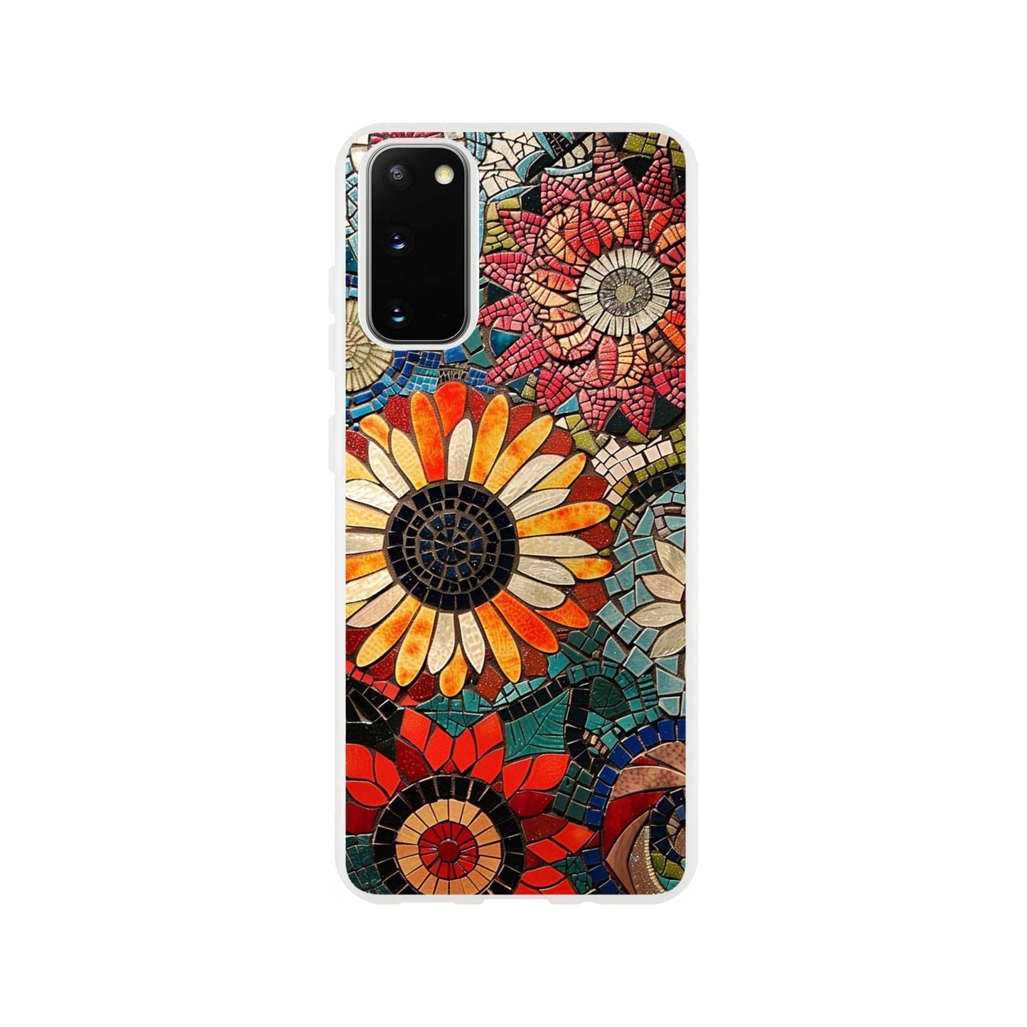 TrendyGuard Print Material Flexi case / Samsung - Galaxy S20 Floral Garden Tile iPhone & Samsung Cases