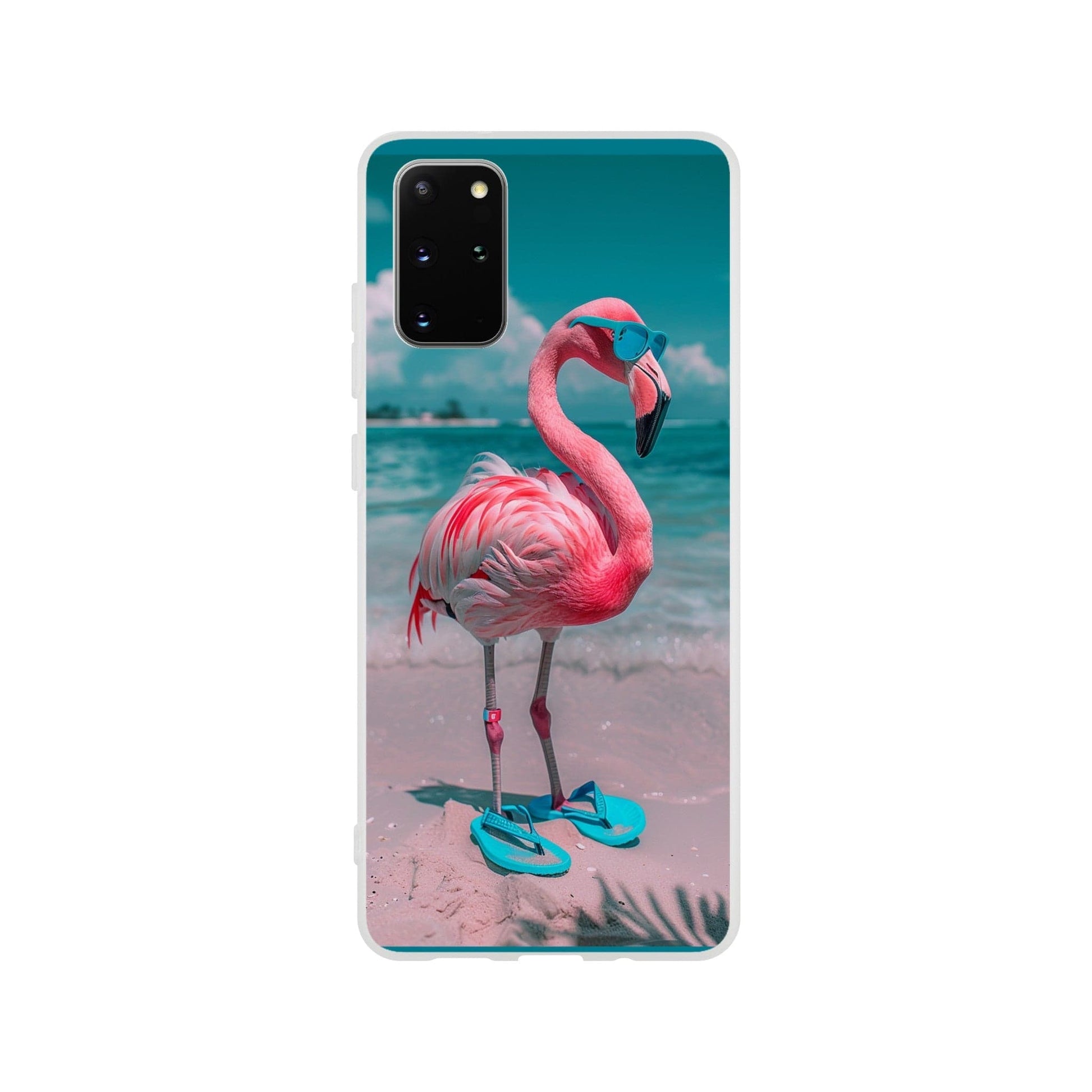 TrendyGuard Print Material Flexi case / Samsung - Galaxy S20 Plus Aruba Flamingo iPhone & Samsung Cases