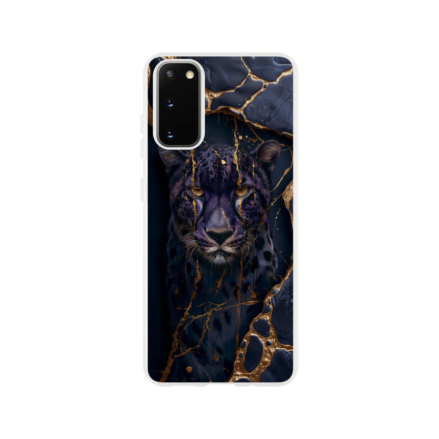 TrendyGuard Print Material Flexi case / Samsung - Galaxy S20 Purple Cheetah iPhone & Samsung Cases