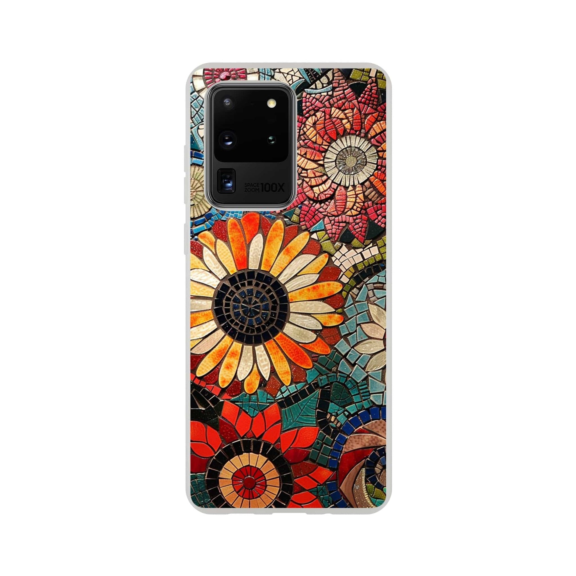 TrendyGuard Print Material Flexi case / Samsung - Galaxy S20 Ultra Floral Garden Tile iPhone & Samsung Cases