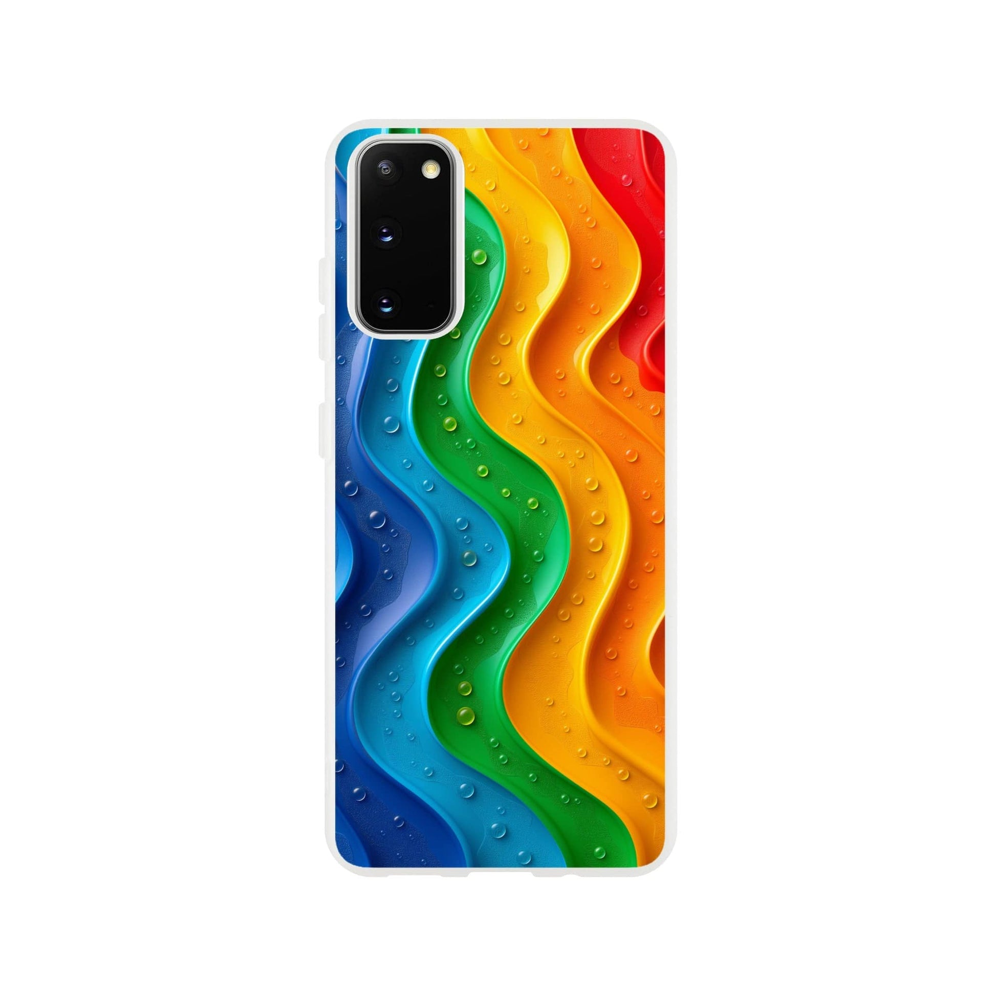TrendyGuard Print Material Flexi case / Samsung - Galaxy S20 Wet Rainbow iPhone & Samsung Cases