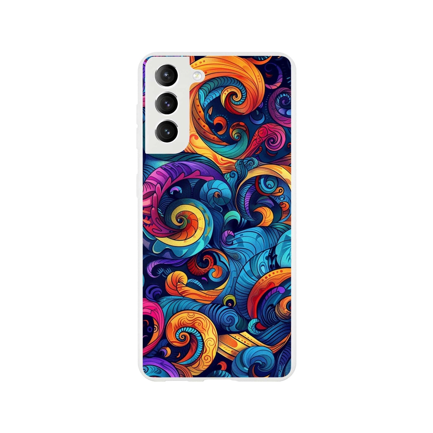 TrendyGuard Print Material Flexi case / Samsung - Galaxy S21 Color Swirl iPhone & Samsung Cases