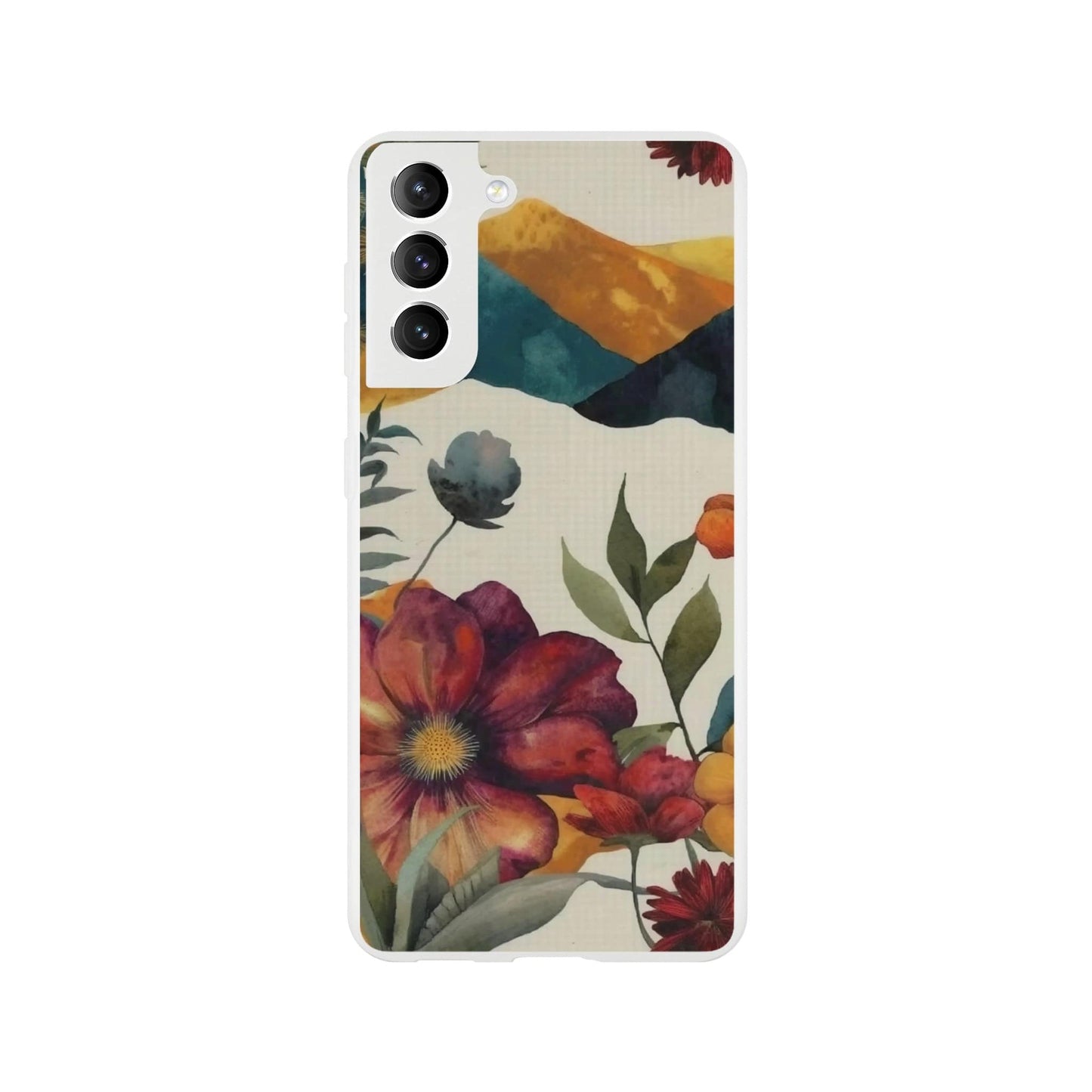 TrendyGuard Print Material Flexi case / Samsung - Galaxy S21 Floral Hillside iPhone & Samsung Cases