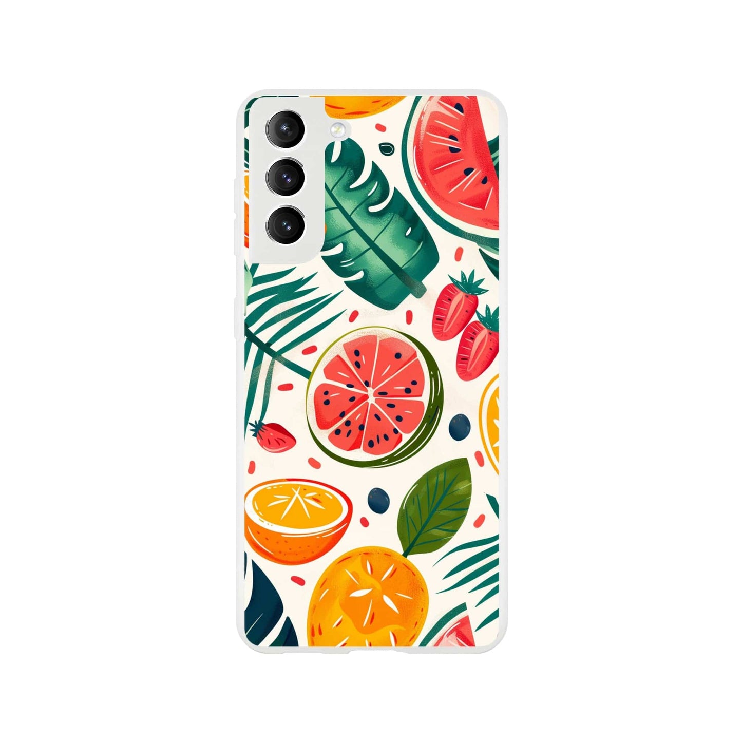 TrendyGuard Print Material Flexi case / Samsung - Galaxy S21 Fruit & Tropics iPhone & Samsung Cases