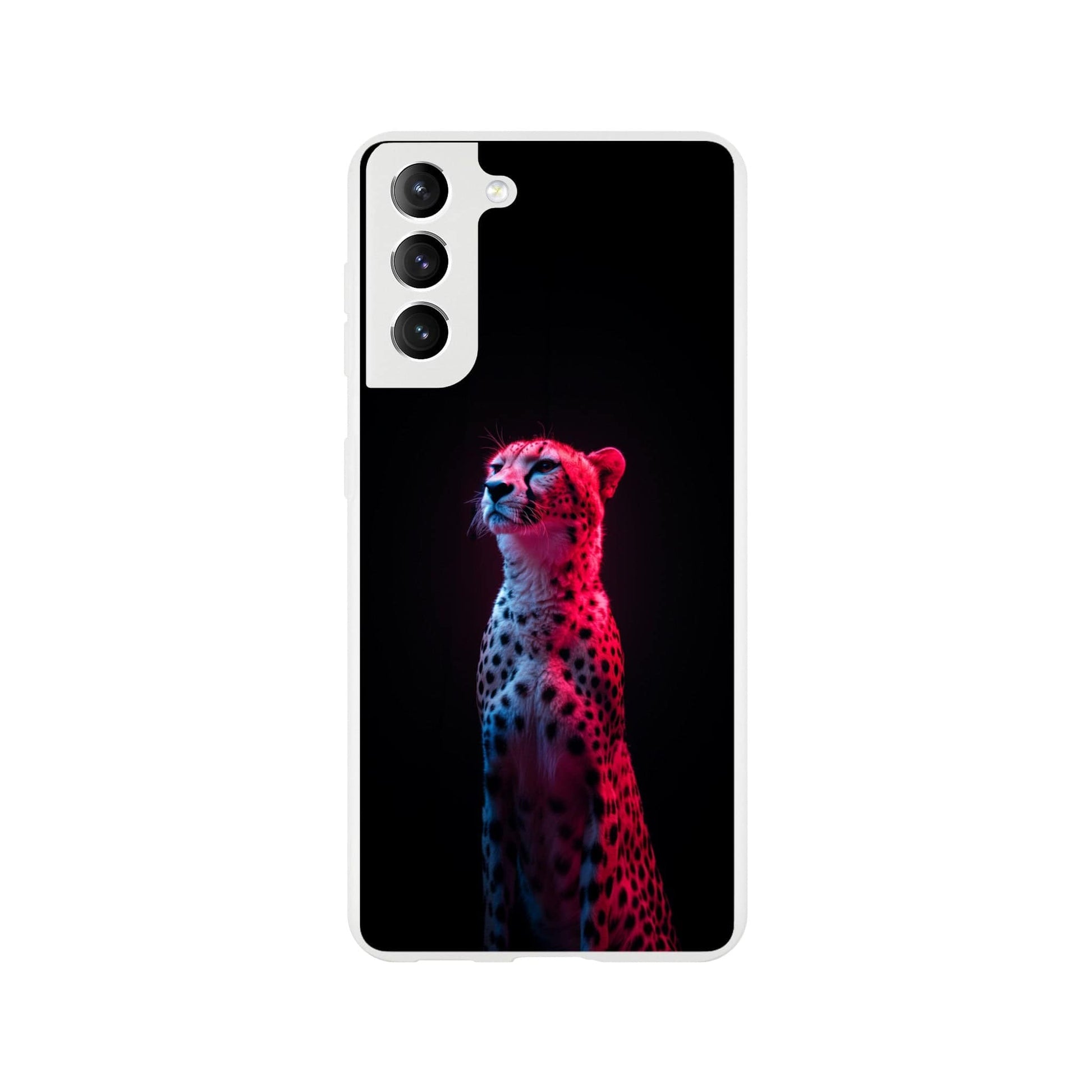 TrendyGuard Print Material Flexi case / Samsung - Galaxy S21 Neon Cheetah iPhone & Samsung Cases