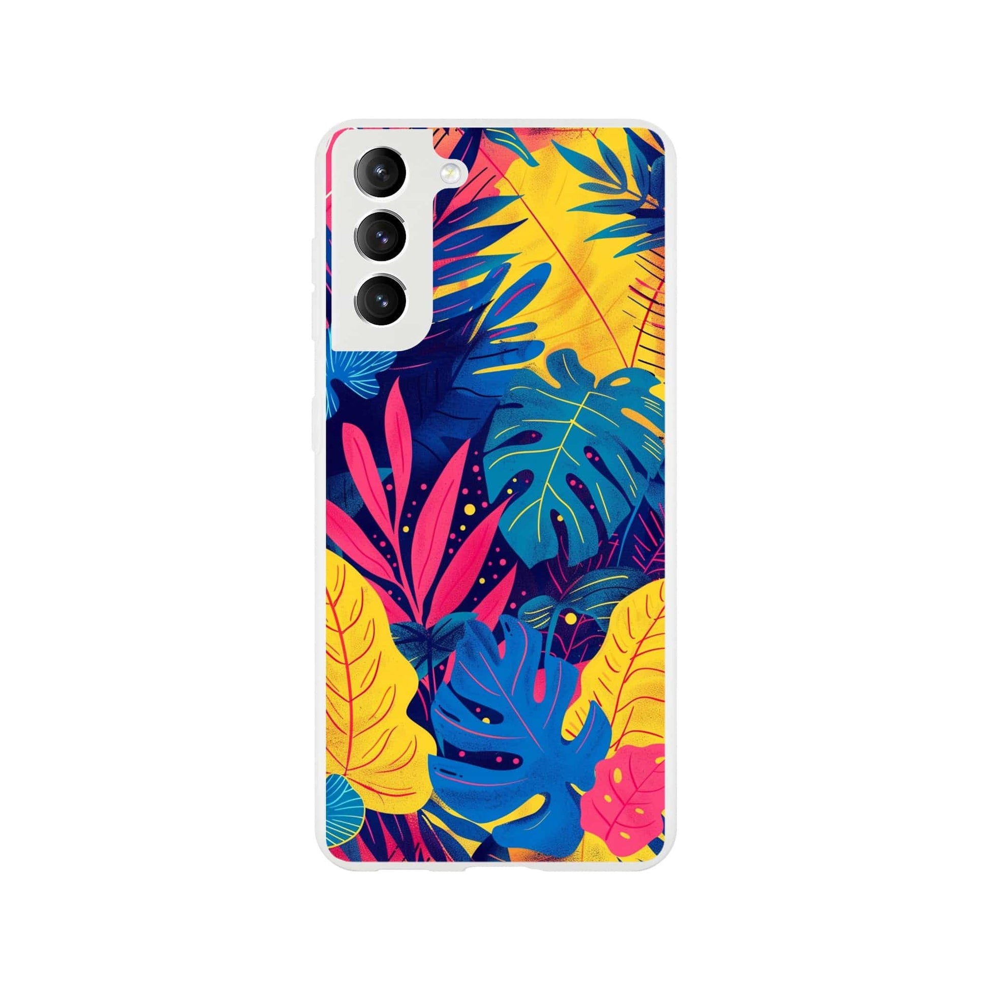 TrendyGuard Print Material Flexi case / Samsung - Galaxy S21 Neon Tropics iPhone & Samsung Cases